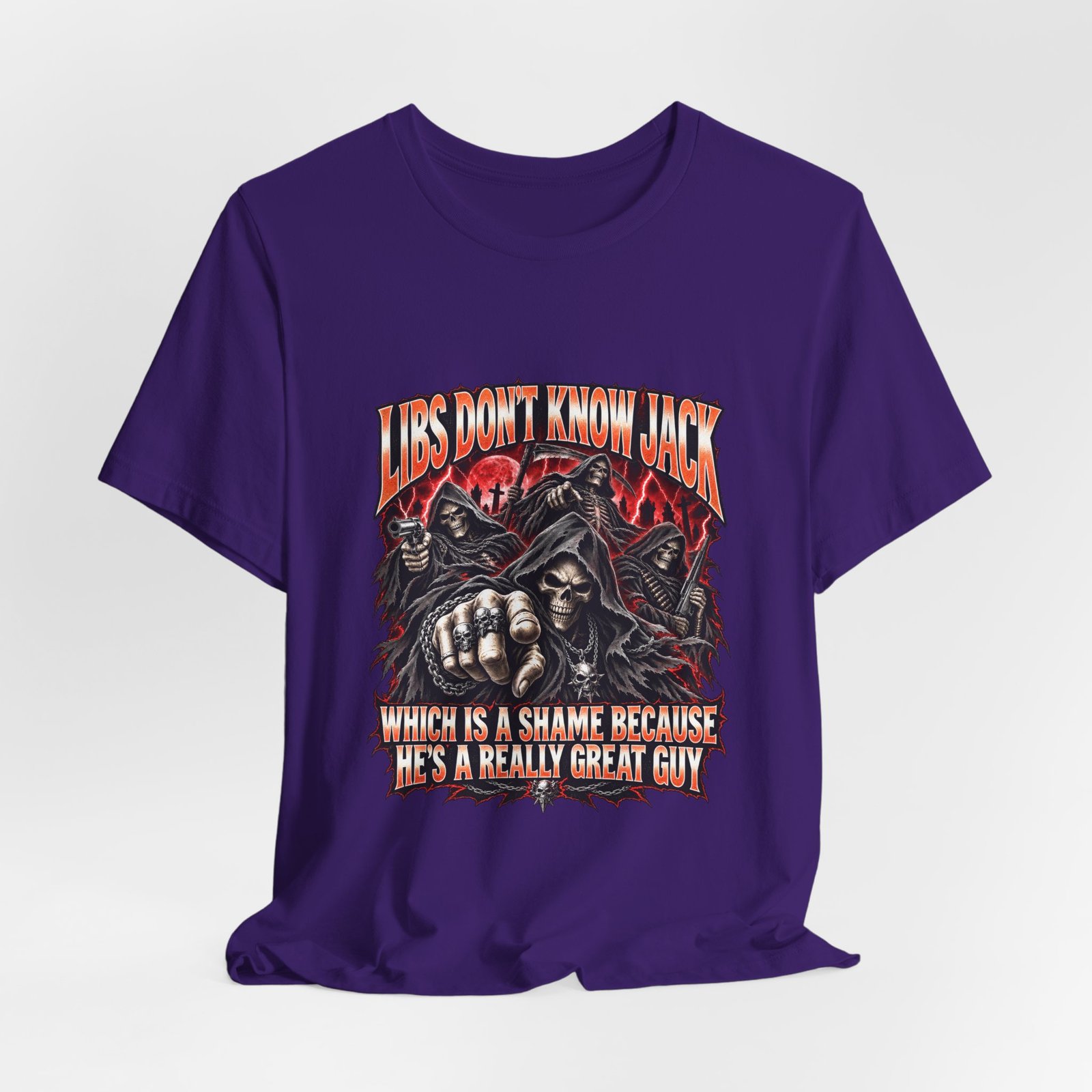 Libs Don’t Know Jack Gothic Reaper Humor - Image 28