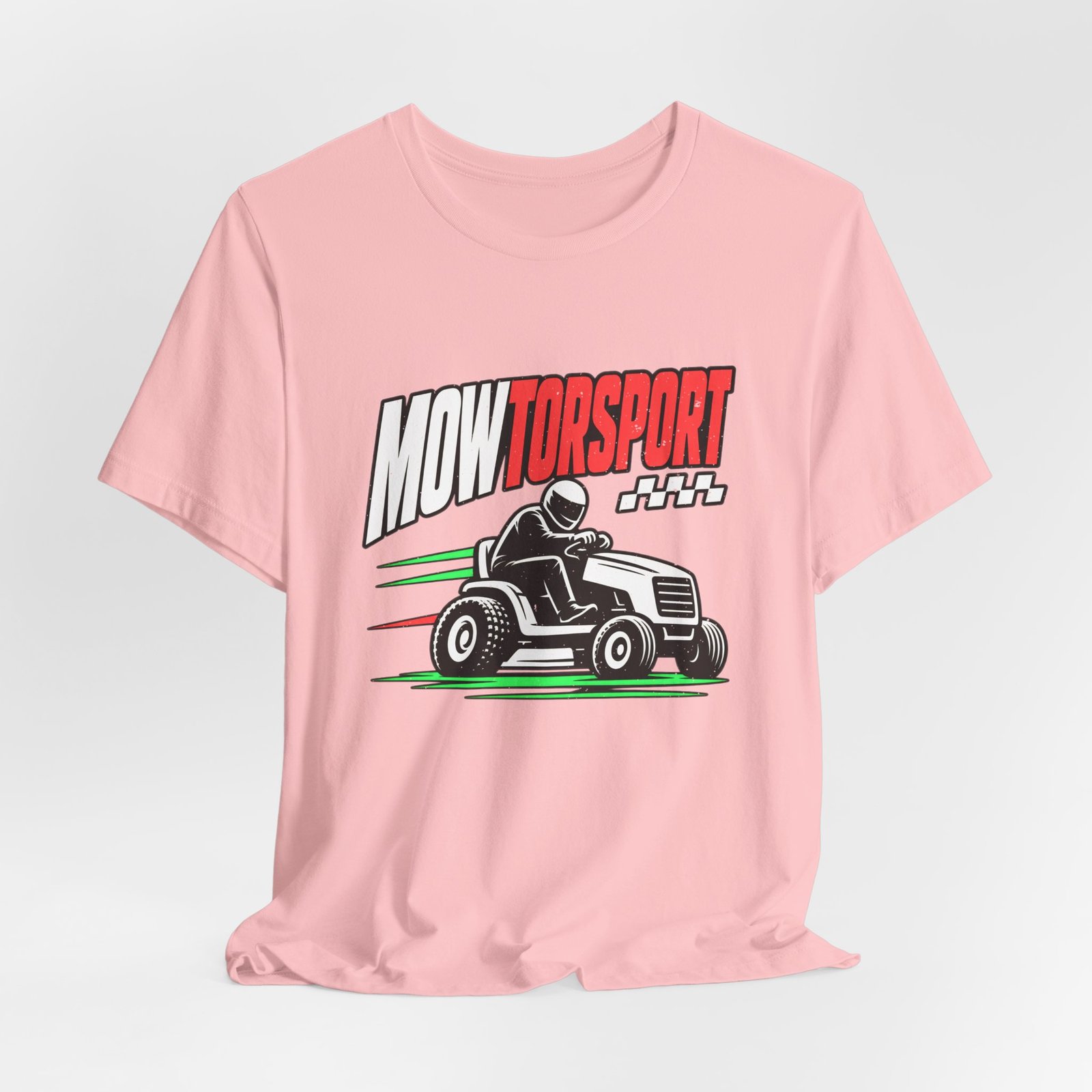 MOWTORSPORT Lawn Racing Humor Dad Jokes Graphic Tee - Image 44