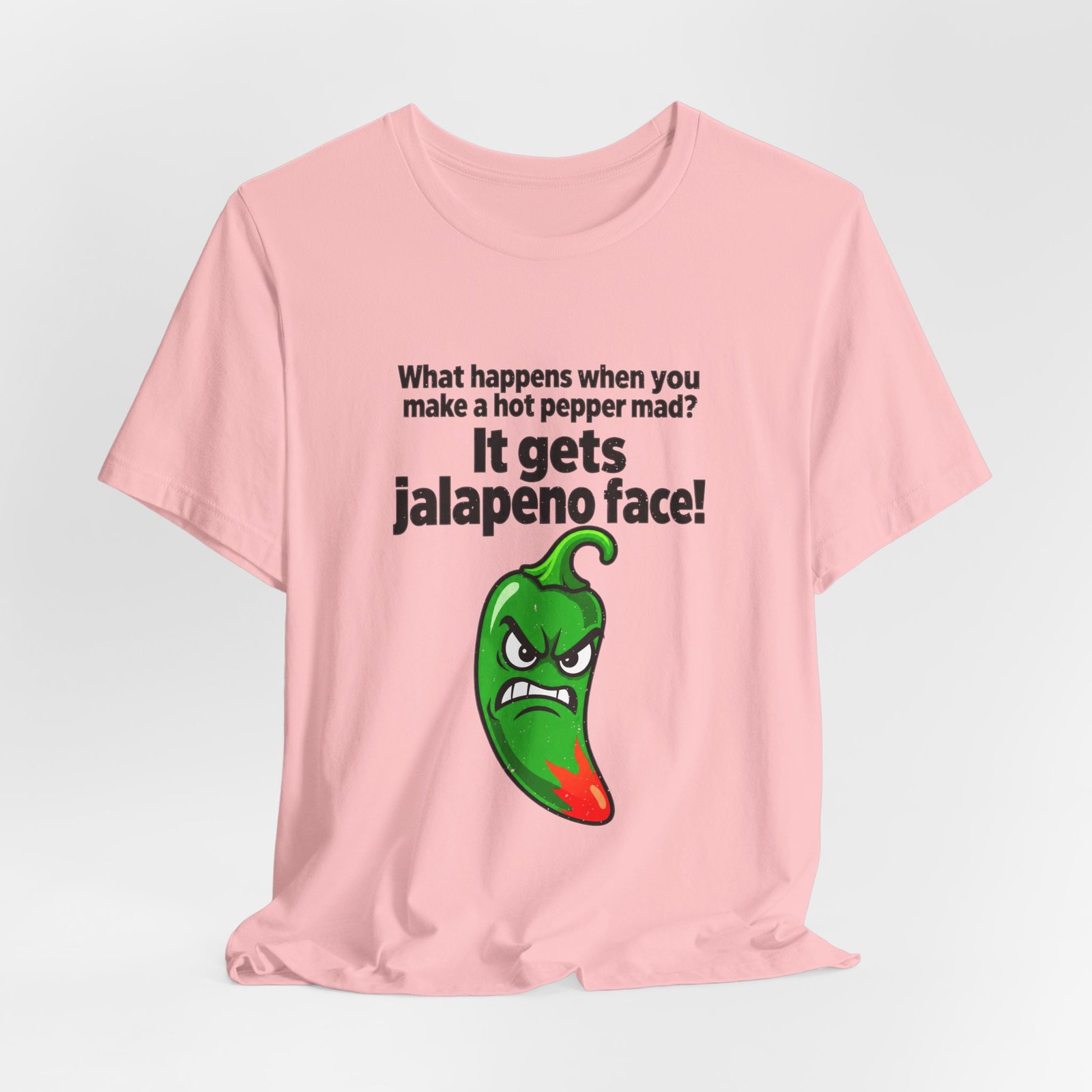 Jalapeno Face Pepper Pun Graphic Tee - Image 16