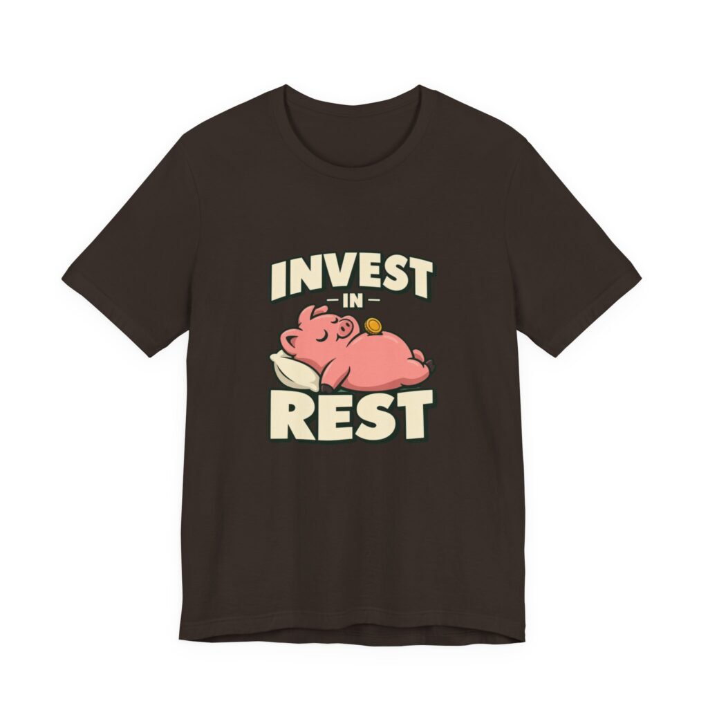 Invest In Rest Sleeping Pig Finance Humor