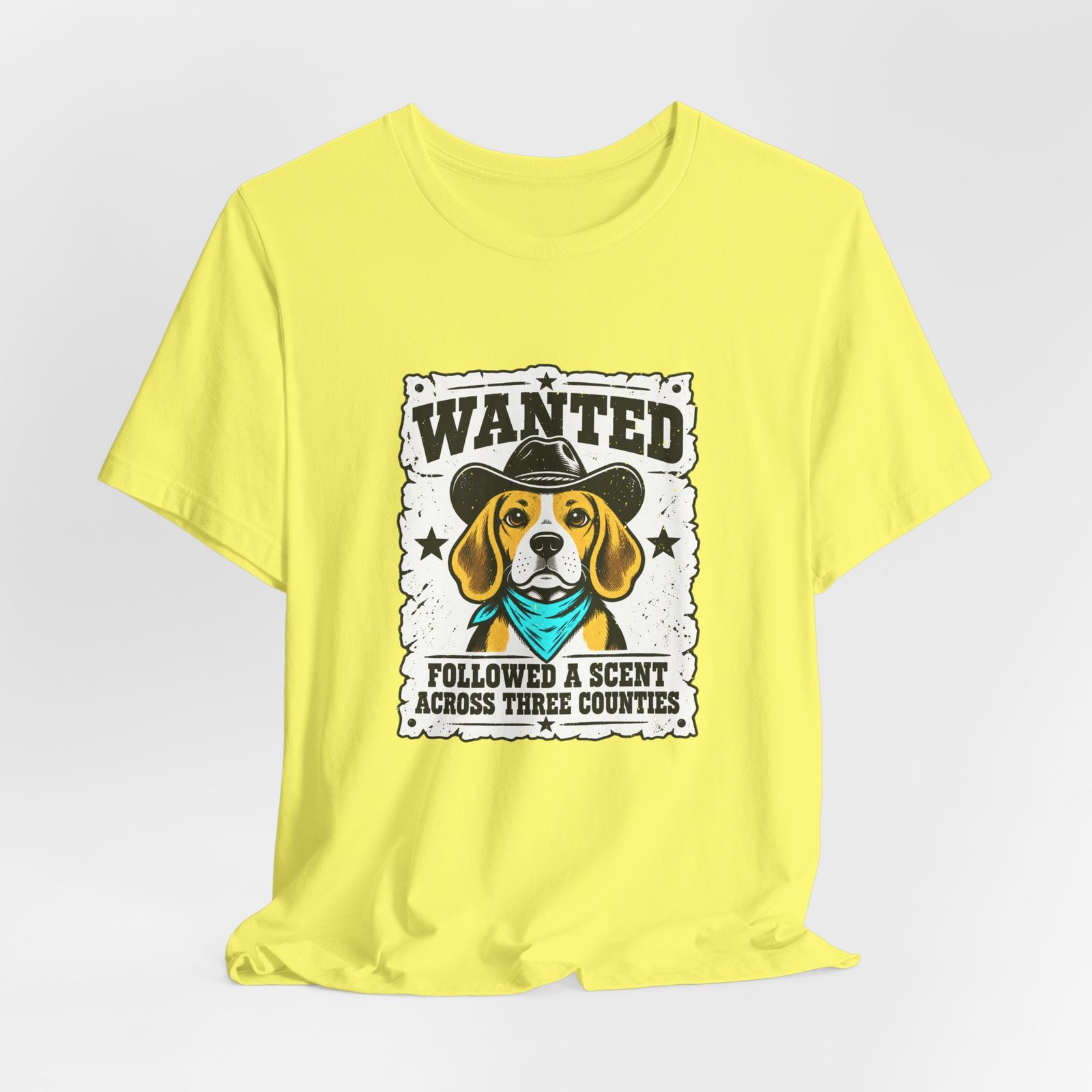 Wanted Beagle Dog Followed A Scent Across Three Counties Graphic Tee - Image 20