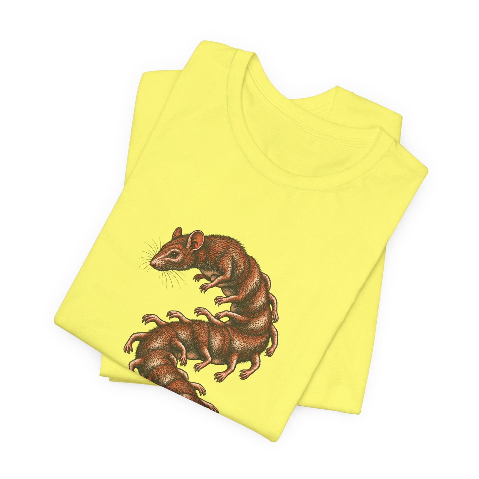 Surreal Mutant Rat Centipede Anatomy Study Graphic Tee - Image 11
