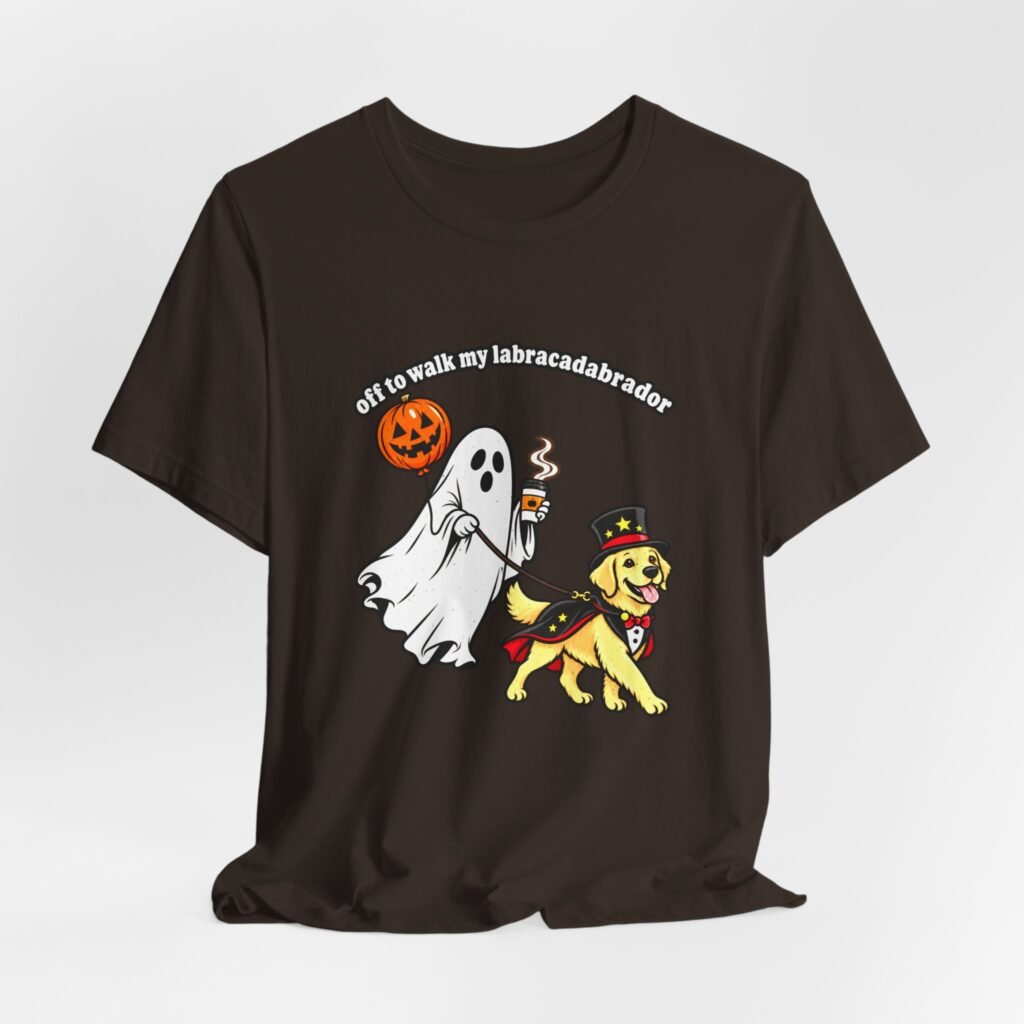 Labracadabrador Halloween Dog Walking Pun