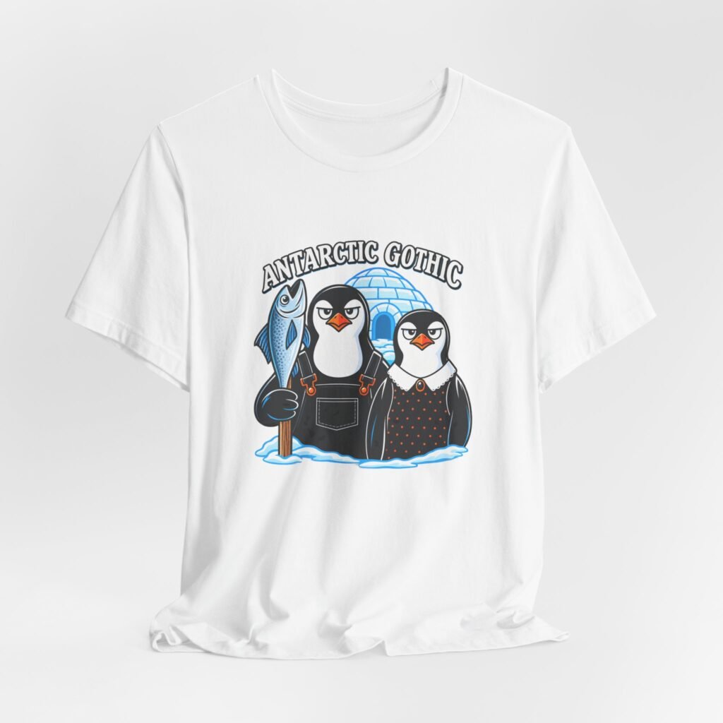 Antarctic Gothic Penguin Illustration
