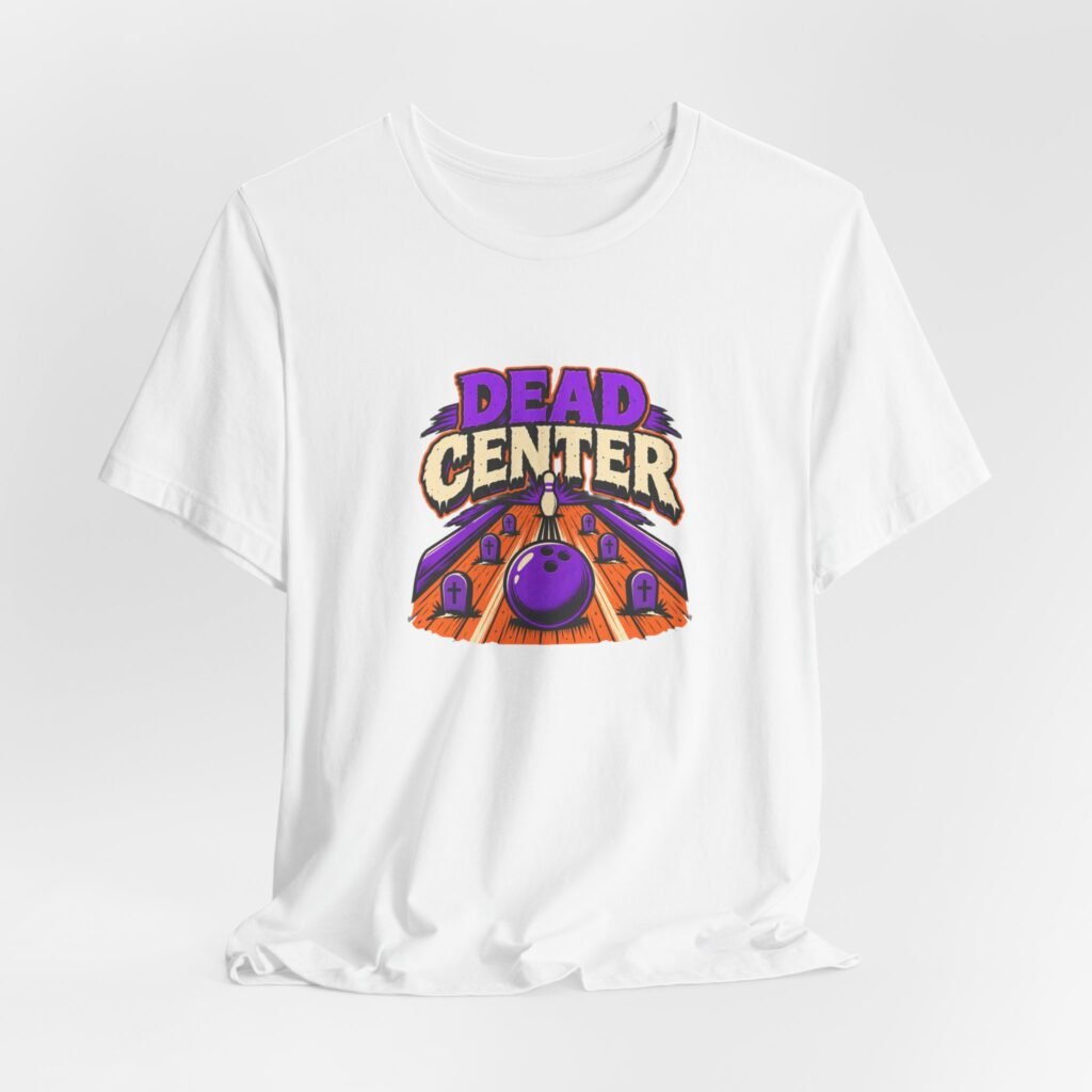 Halloween Bowling Graveyard Pun Graphic Tee