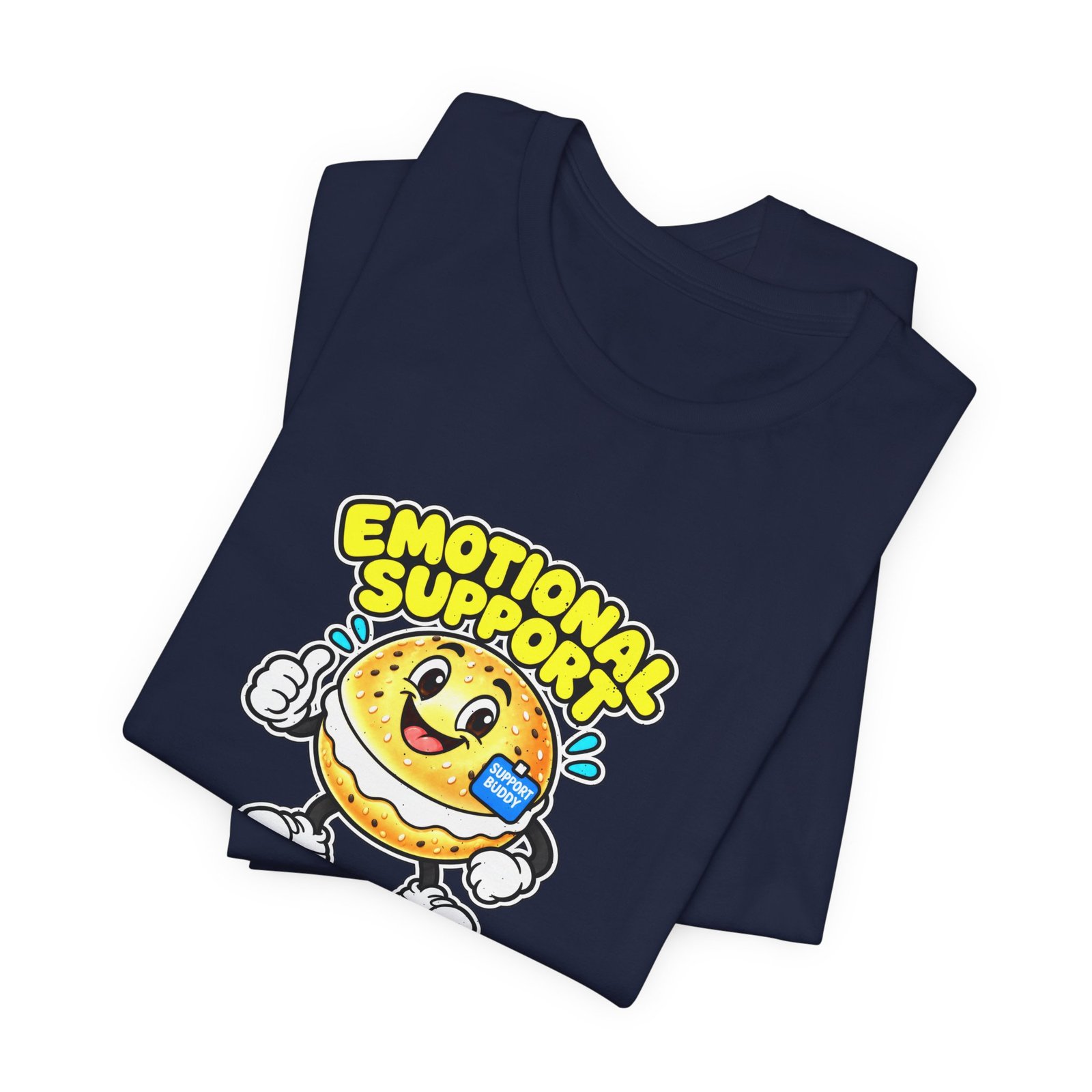 Emotional Support Bagel Graphic Tee - Image 35