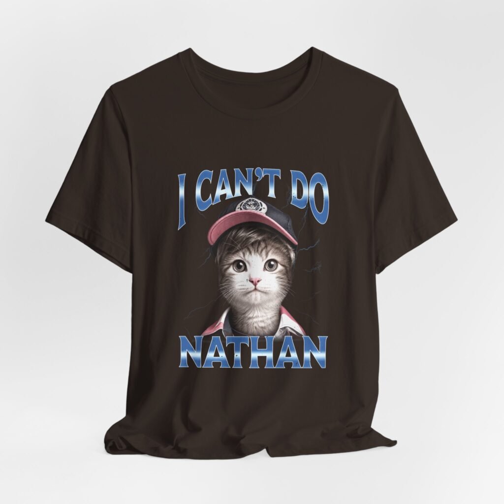 I Can’t Do Nathan Funny Video Gamer Meme Bootleg Graphic Tee
