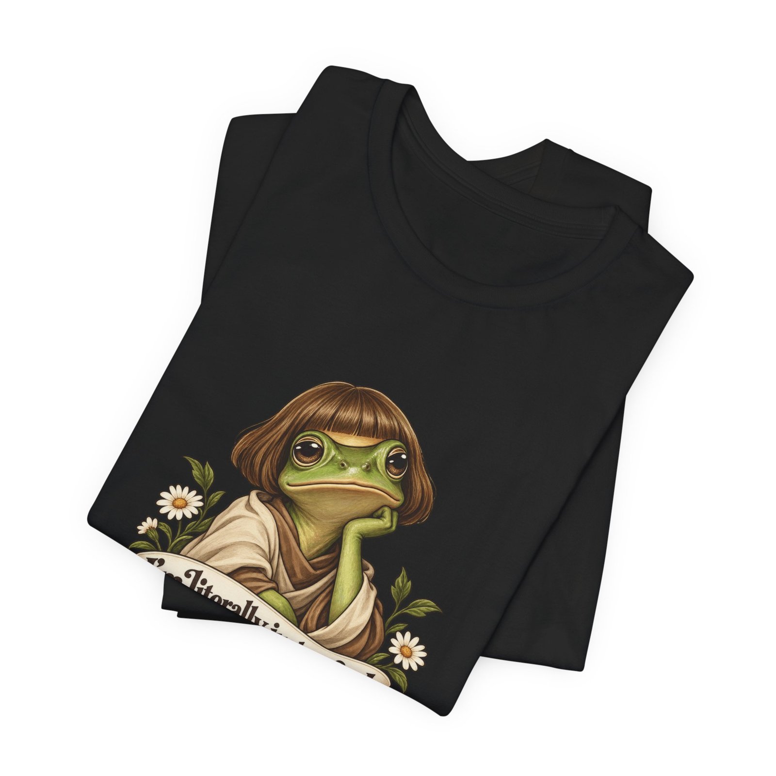 I’m Literally Just A Girl Frog Graphic Tee - Image 15