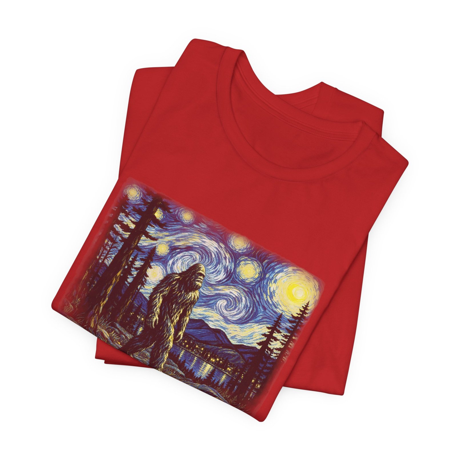 Bigfoot Moonlit Wilderness Graphic Tee - Image 47
