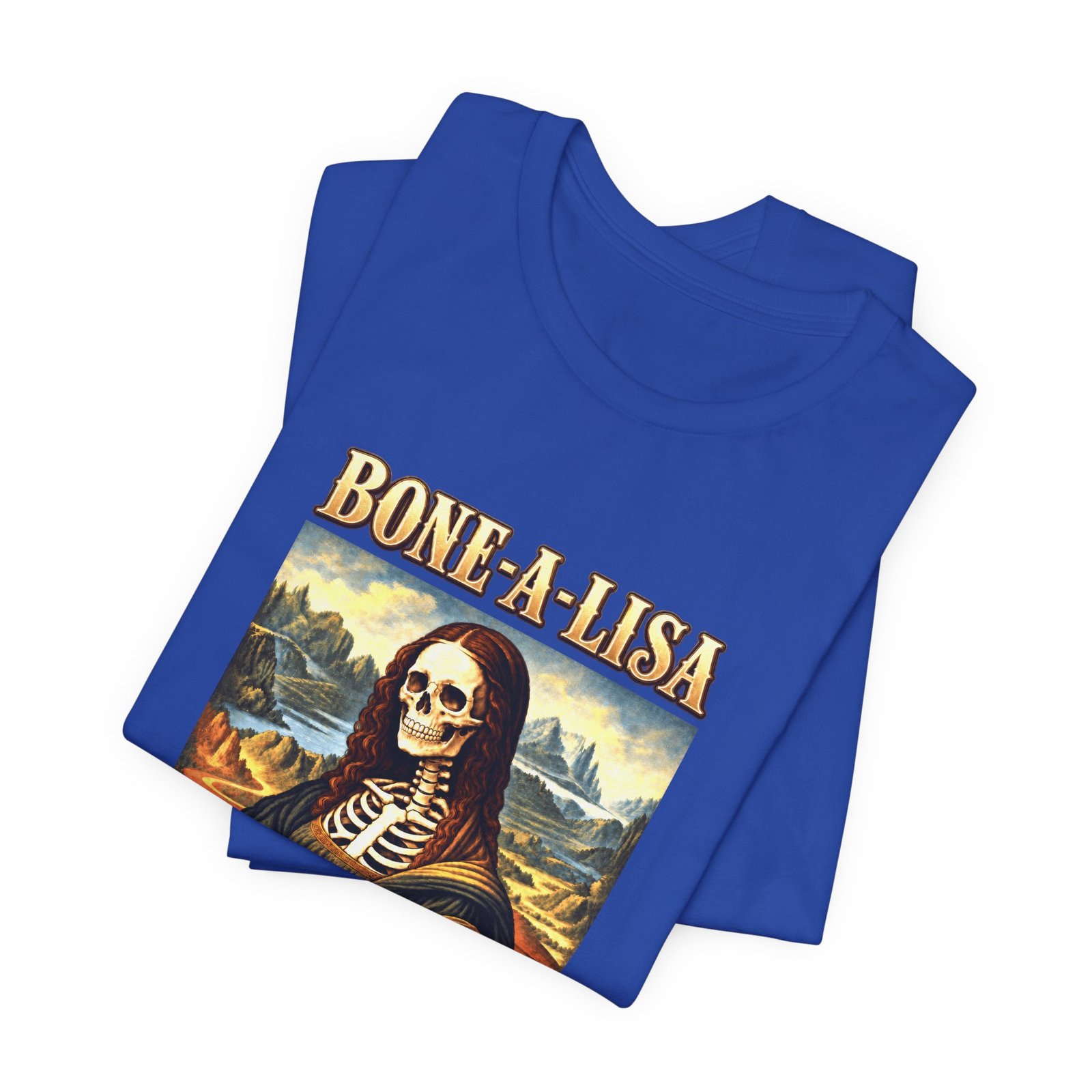 BONE-A-LISA Skeletal Memento Halloween Humor Graphic Tee - Image 31