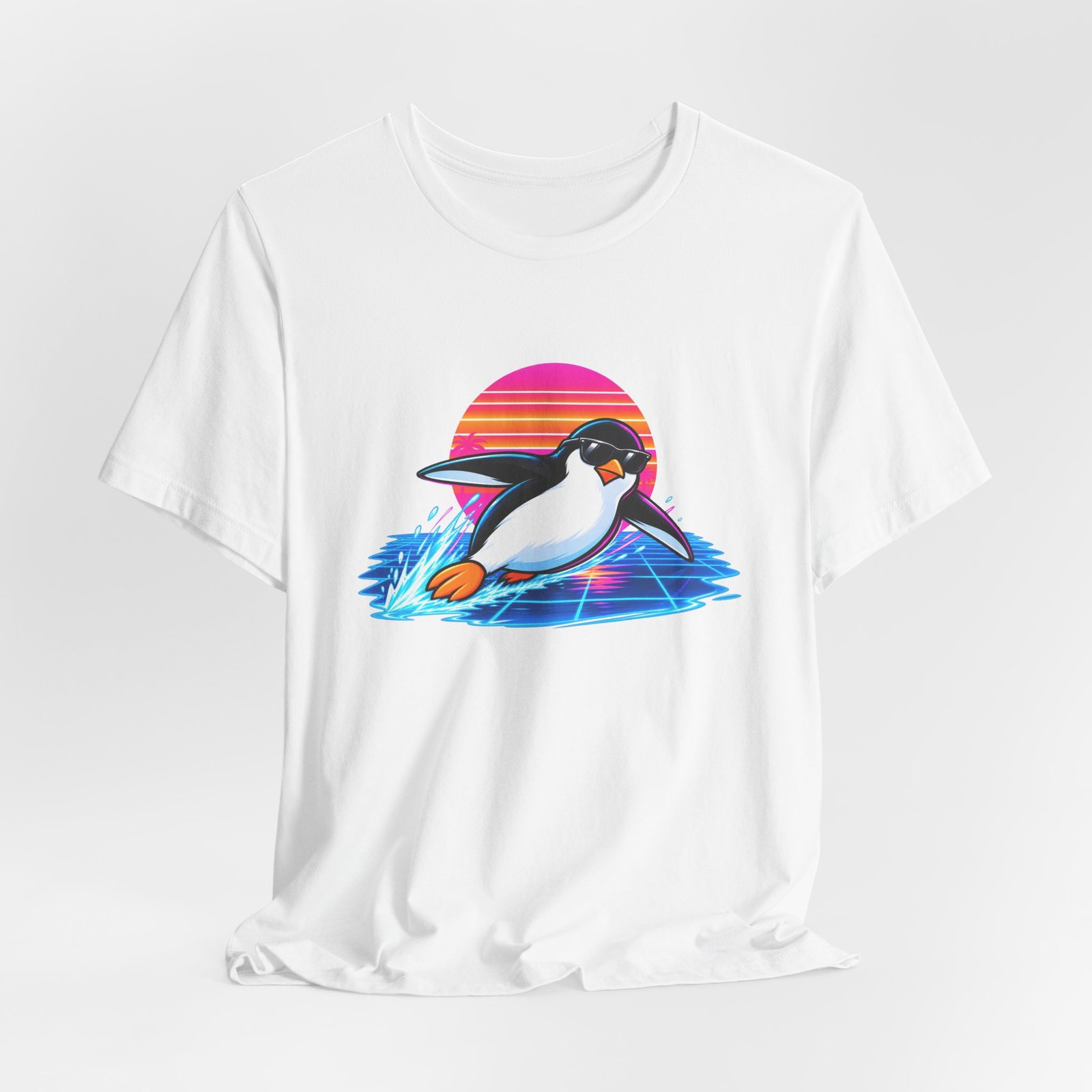 Retro Surfing Penguin - Image 4