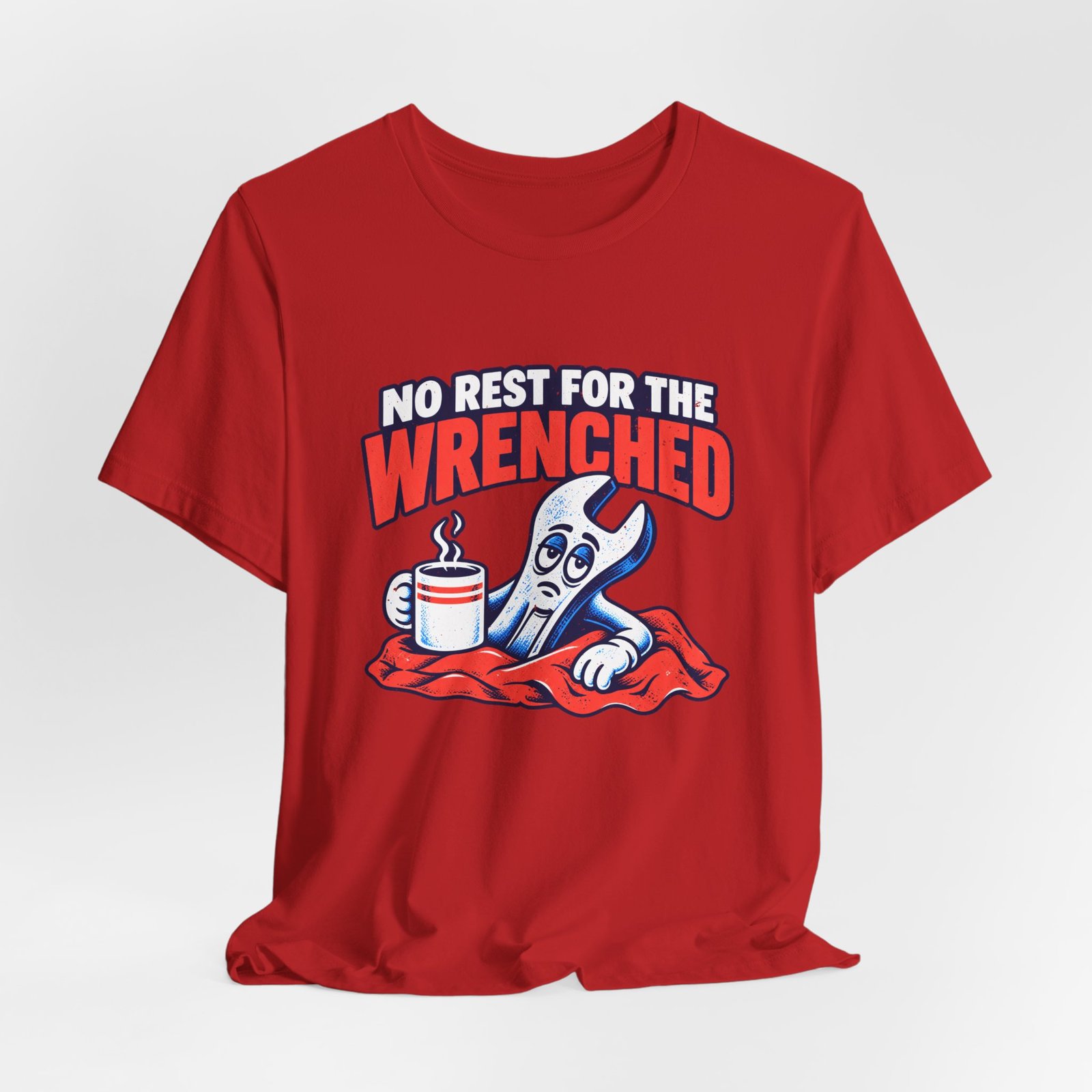 Wrenched Coffee Humor Graphic Tee - Image 32