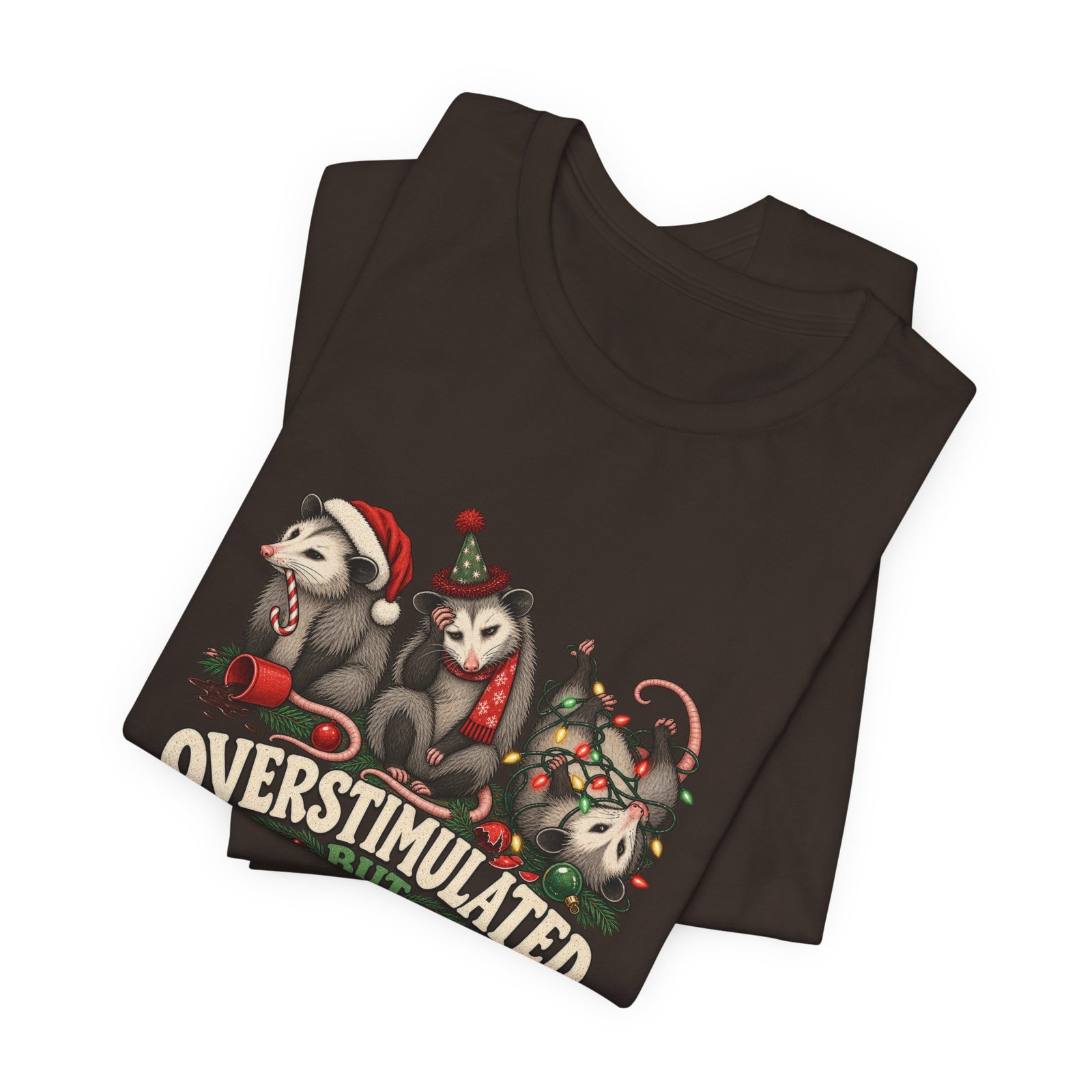 Overstimulated But Festive Christmas Opossums - Image 11