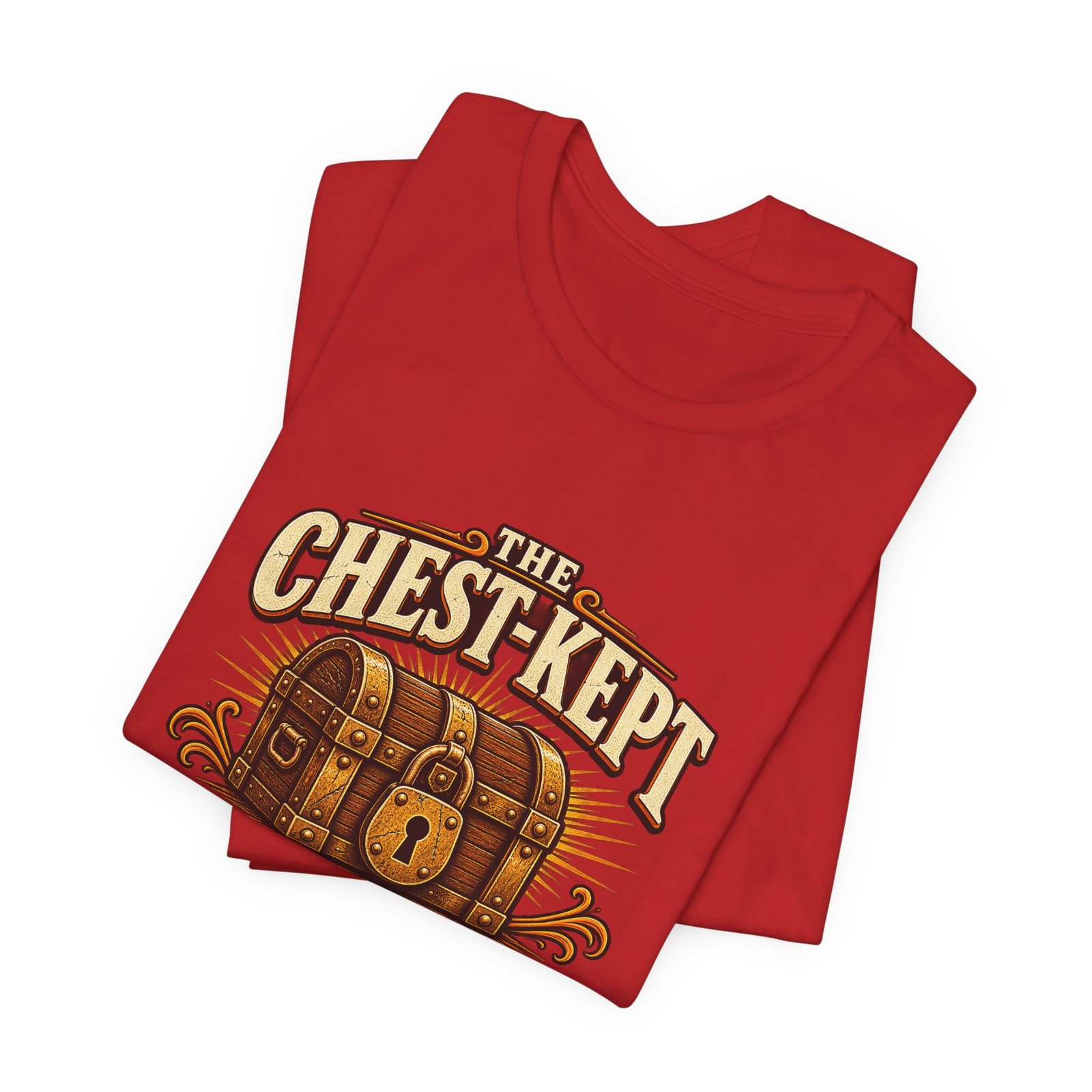 The Chest-Kept Secret Funny Treasure Pun Graphic Tee - Image 47