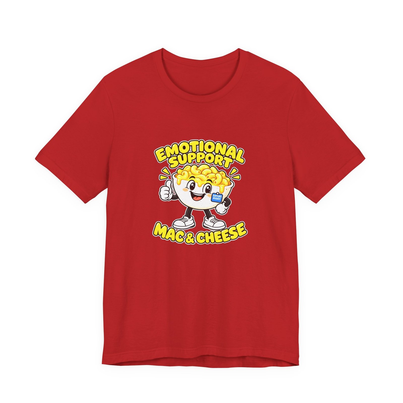 Emotional Support Mac & Cheese Graphic Tee - Image 45