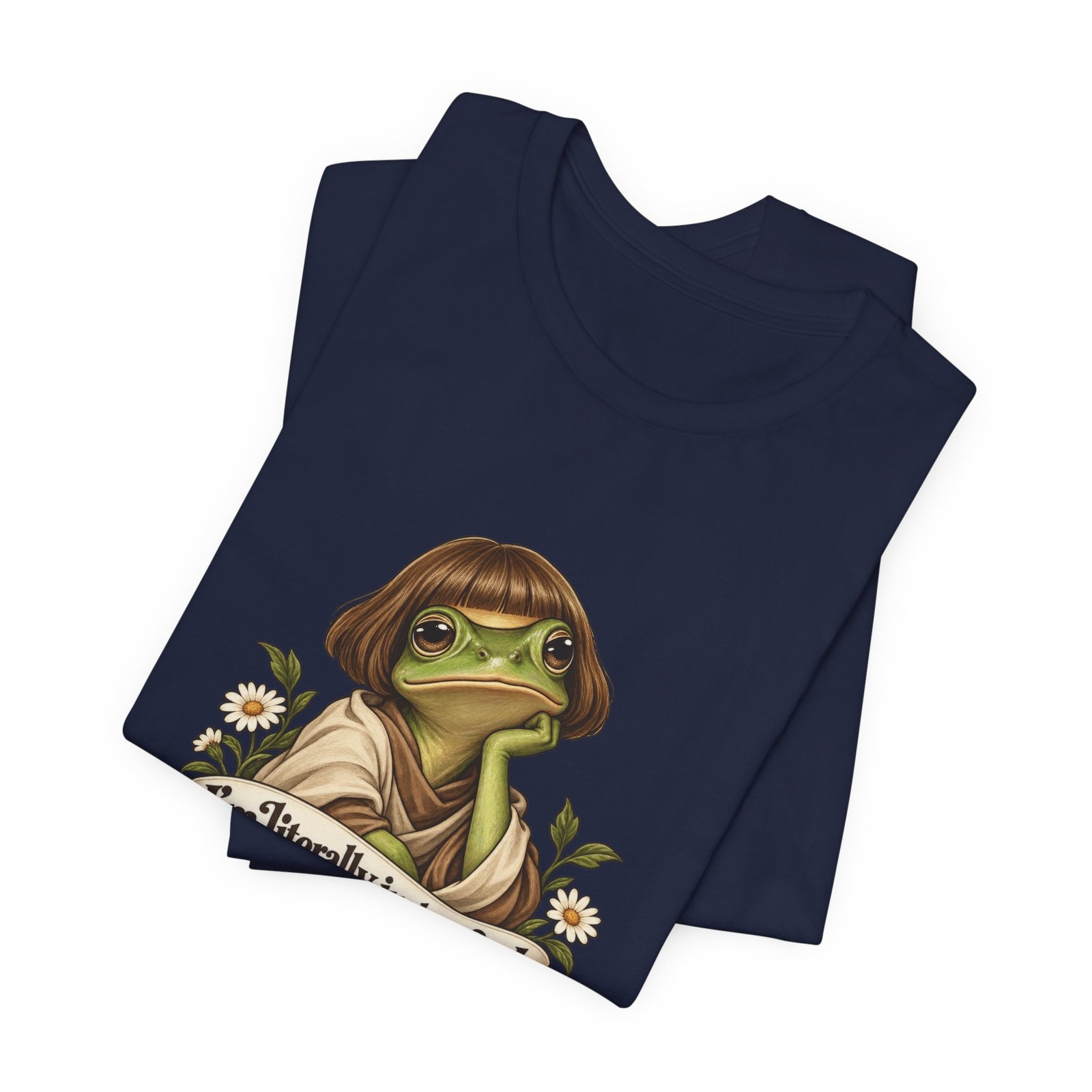 I’m Literally Just A Girl Frog Graphic Tee - Image 35