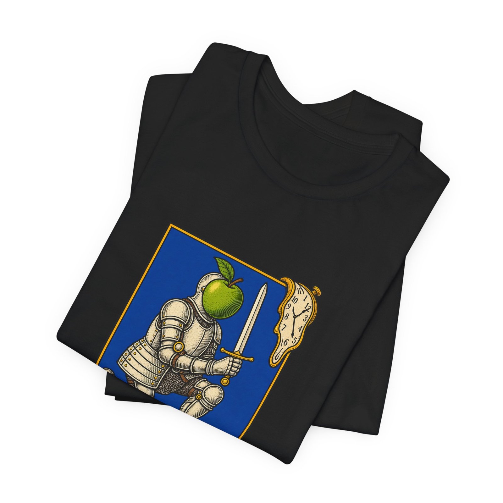 Sir Realism Knight With Melting Clocks Graphic Tee - Image 15