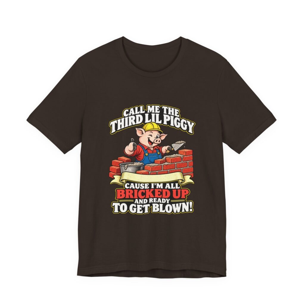 Third Lil Piggy Bricked And Ready To Get Blown Graphic Tee