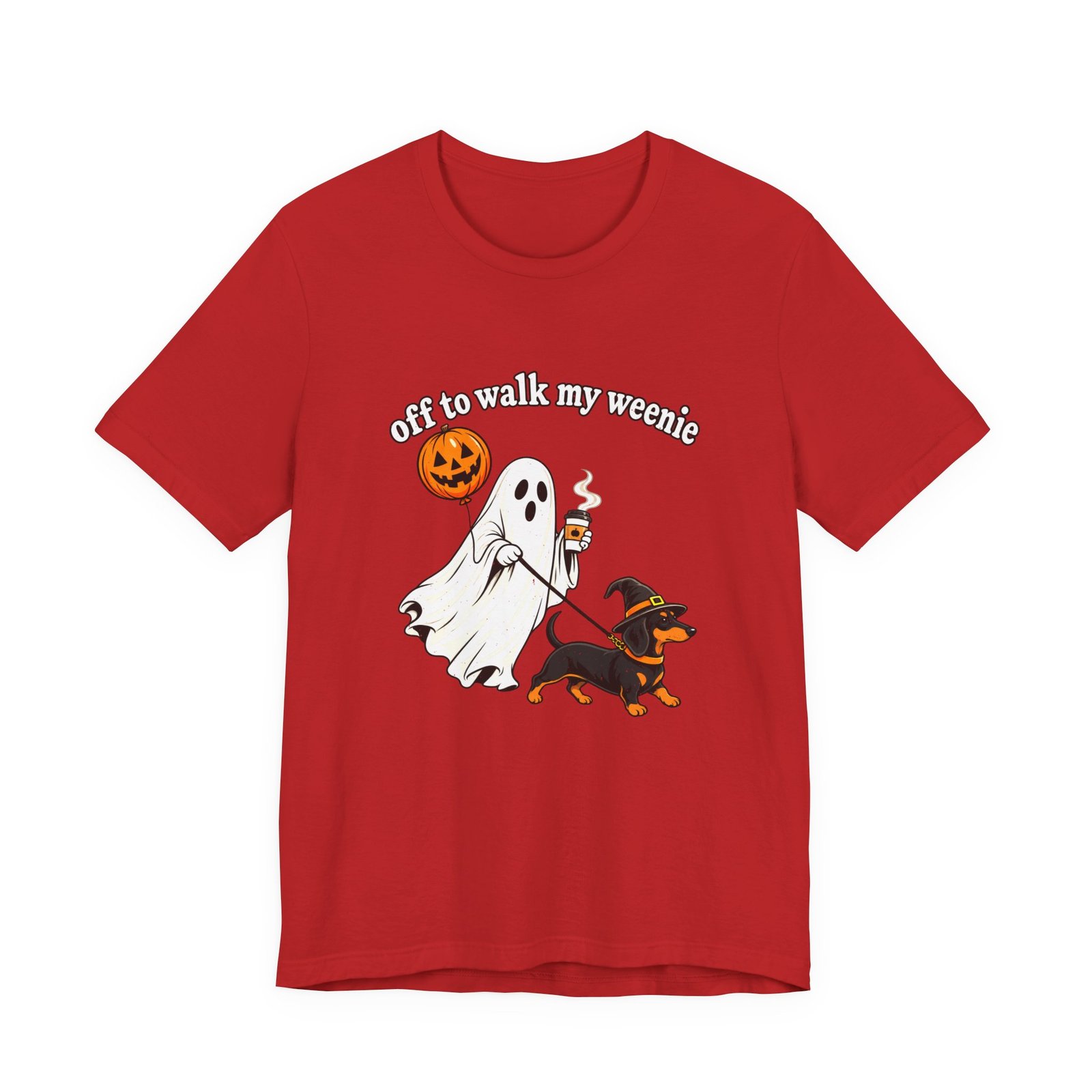 Off to Walk My Weenie Halloween Dachshund Humor - Image 29