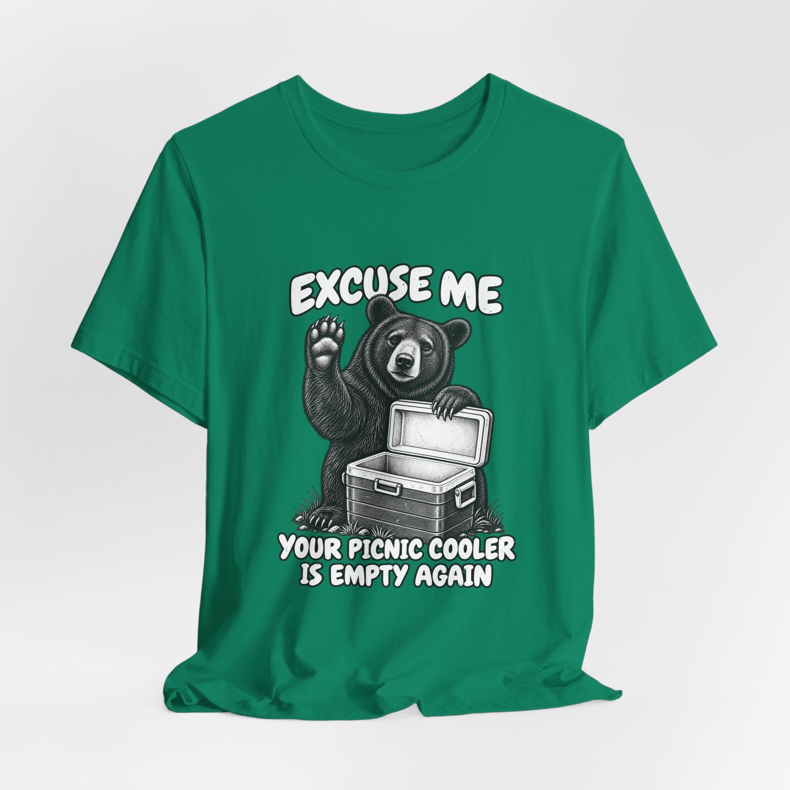 Excuse Me Your Picnic Cooler Is Empty Again Bear Humor - Image 16