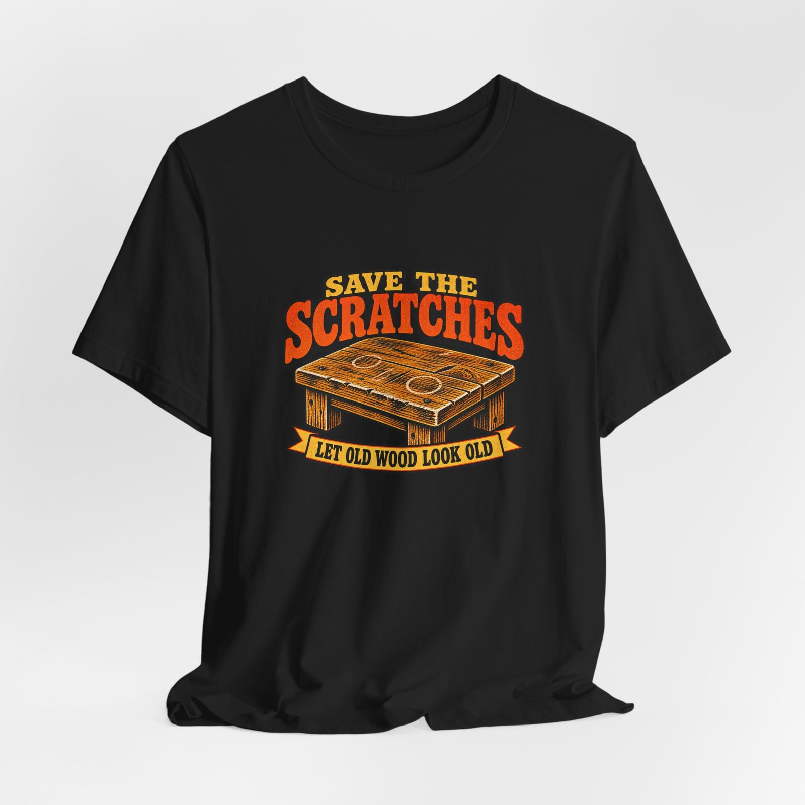 Save the Scratches Cornhole Board Patina Humor - Image 16