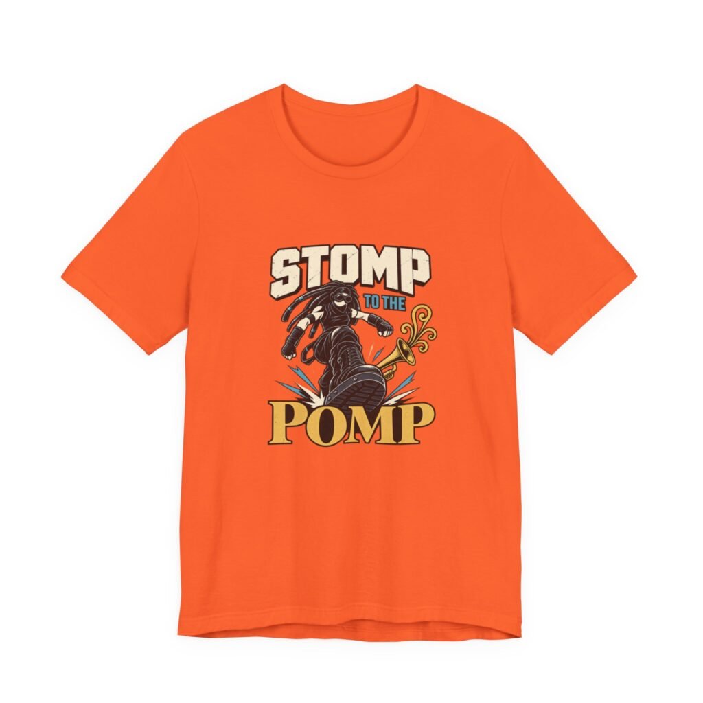 Stomp To The Pomp Cybergoth Dance Trumpet Graphic Tee