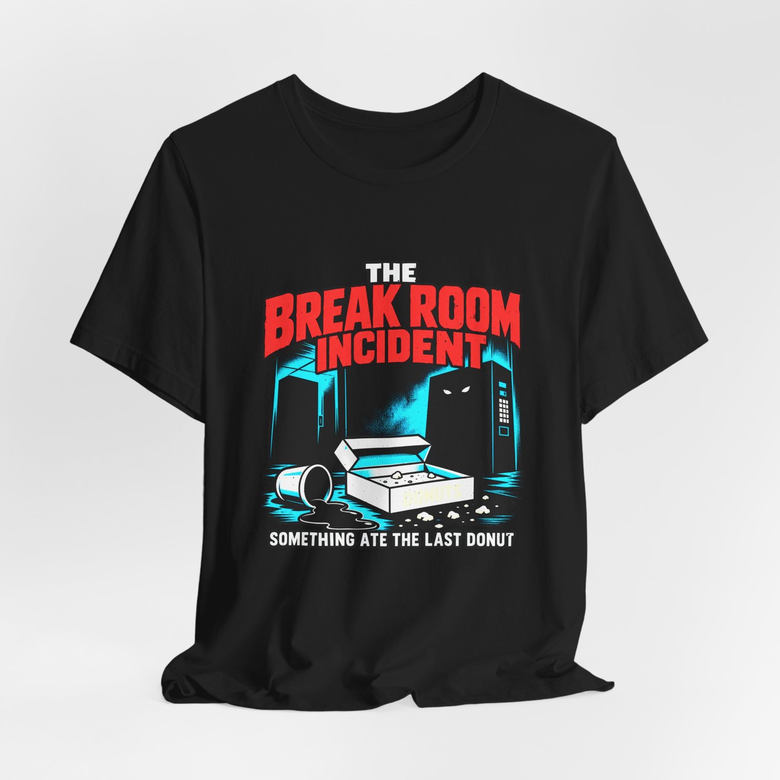 Incident Donut Mystery Last Office Meme Graphic Tee - Image 8