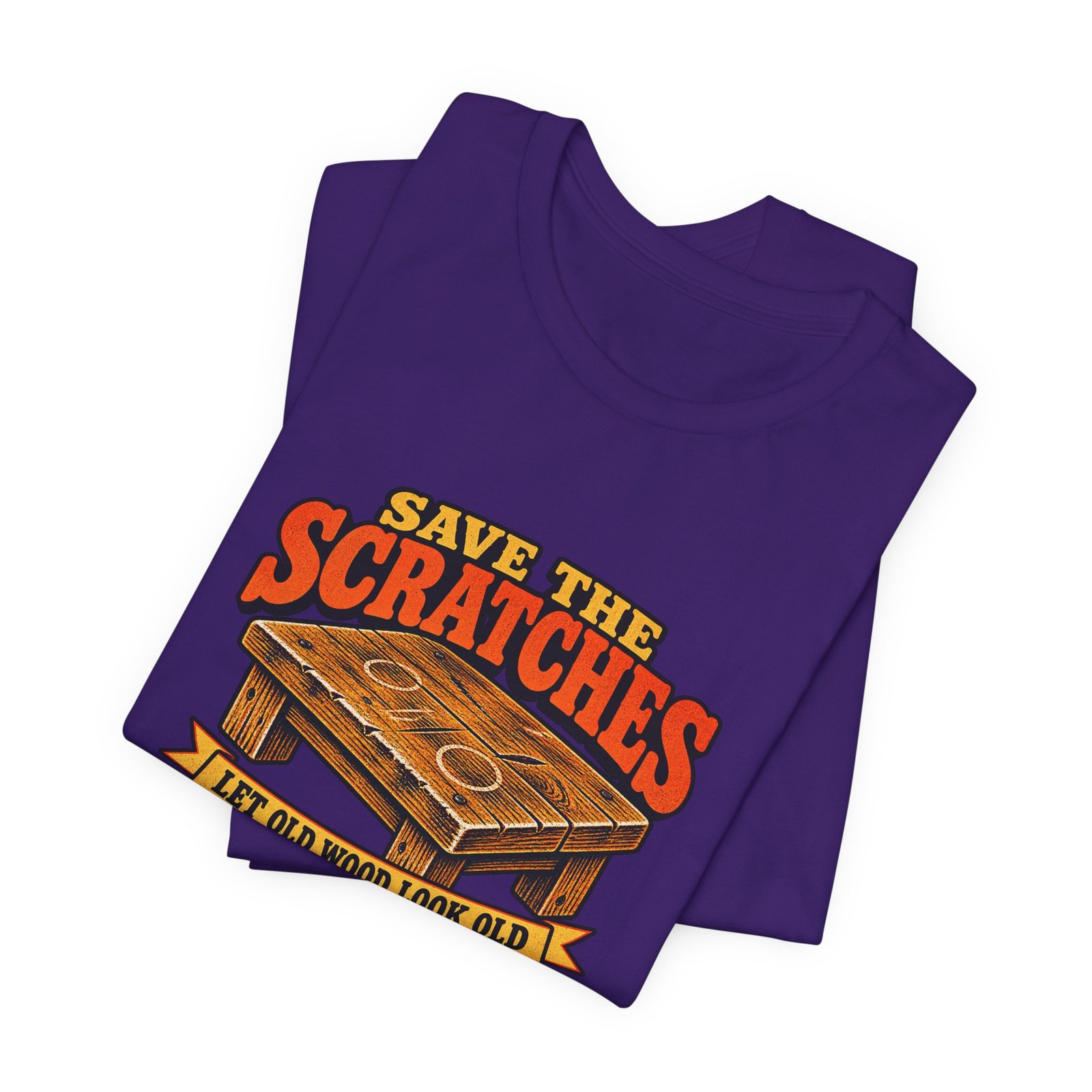 Save the Scratches Cornhole Board Patina Humor - Image 39