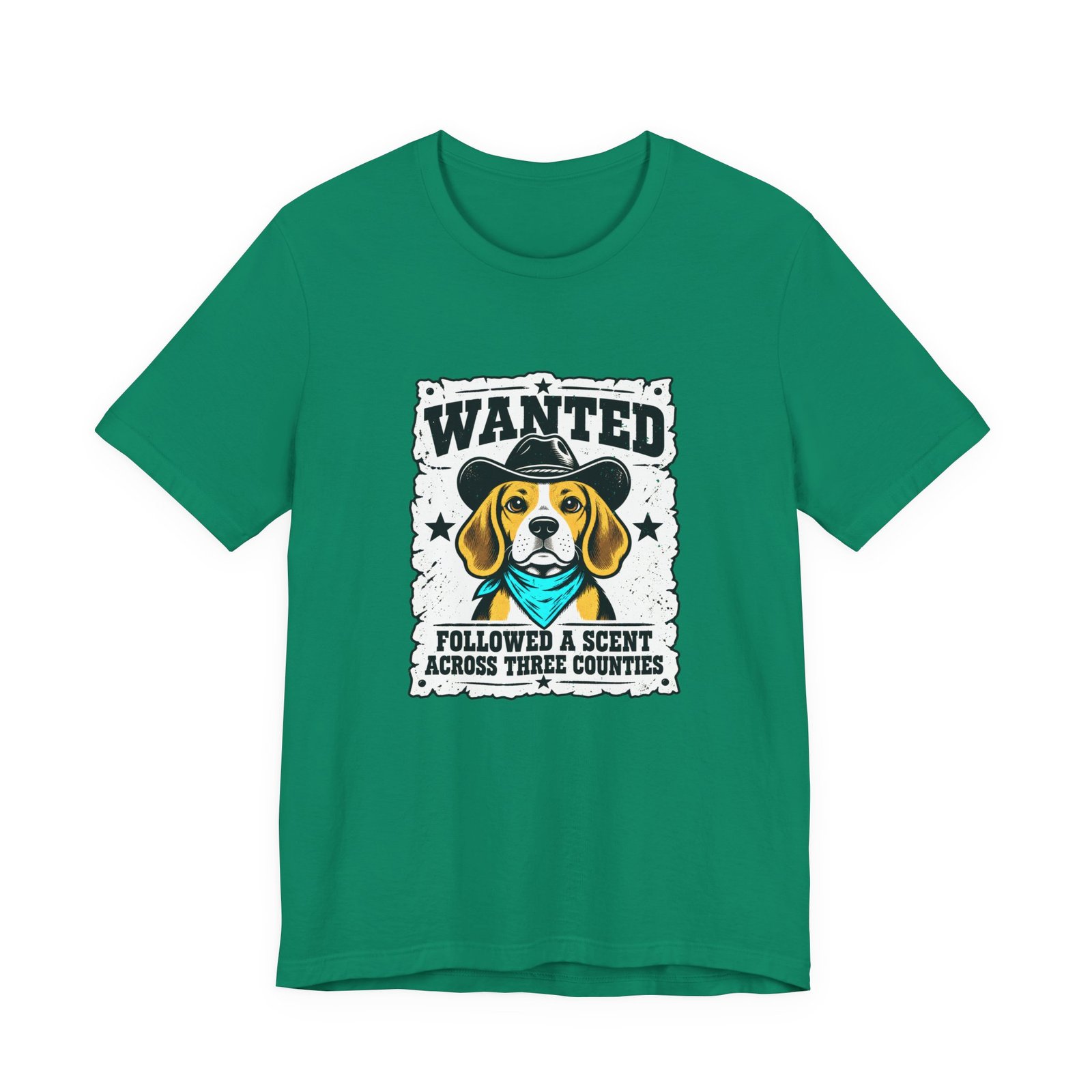 Wanted Beagle Dog Followed A Scent Across Three Counties Graphic Tee - Image 25