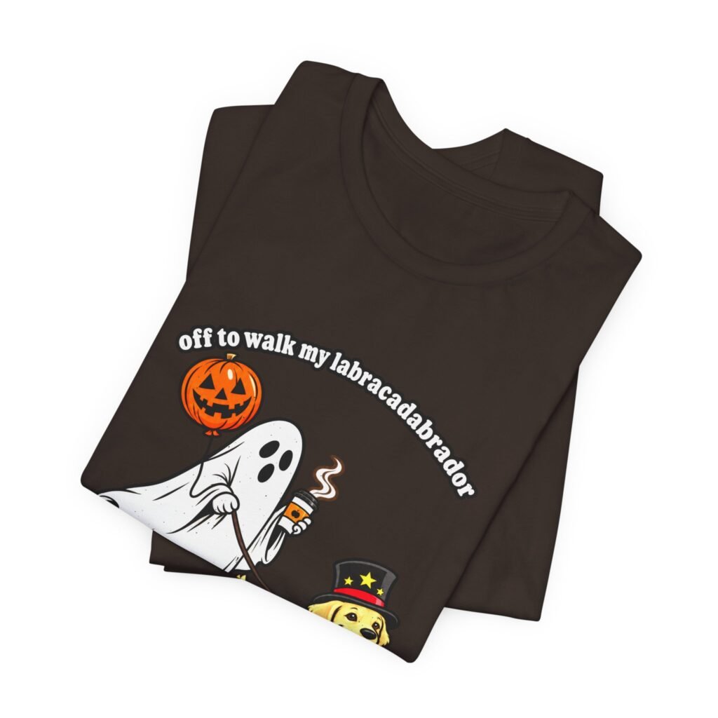 Labracadabrador Halloween Dog Walking Pun