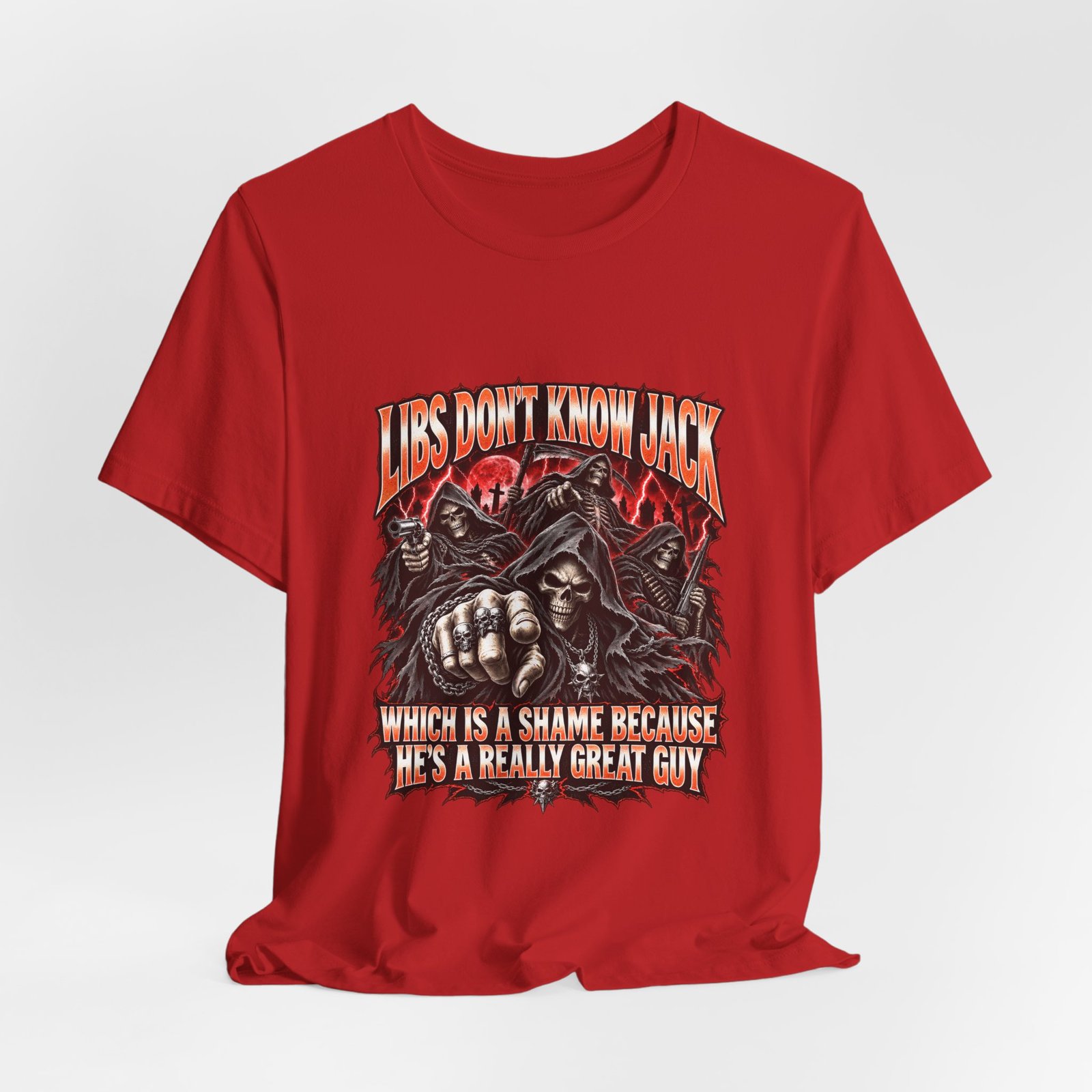 Libs Don’t Know Jack Gothic Reaper Humor - Image 32