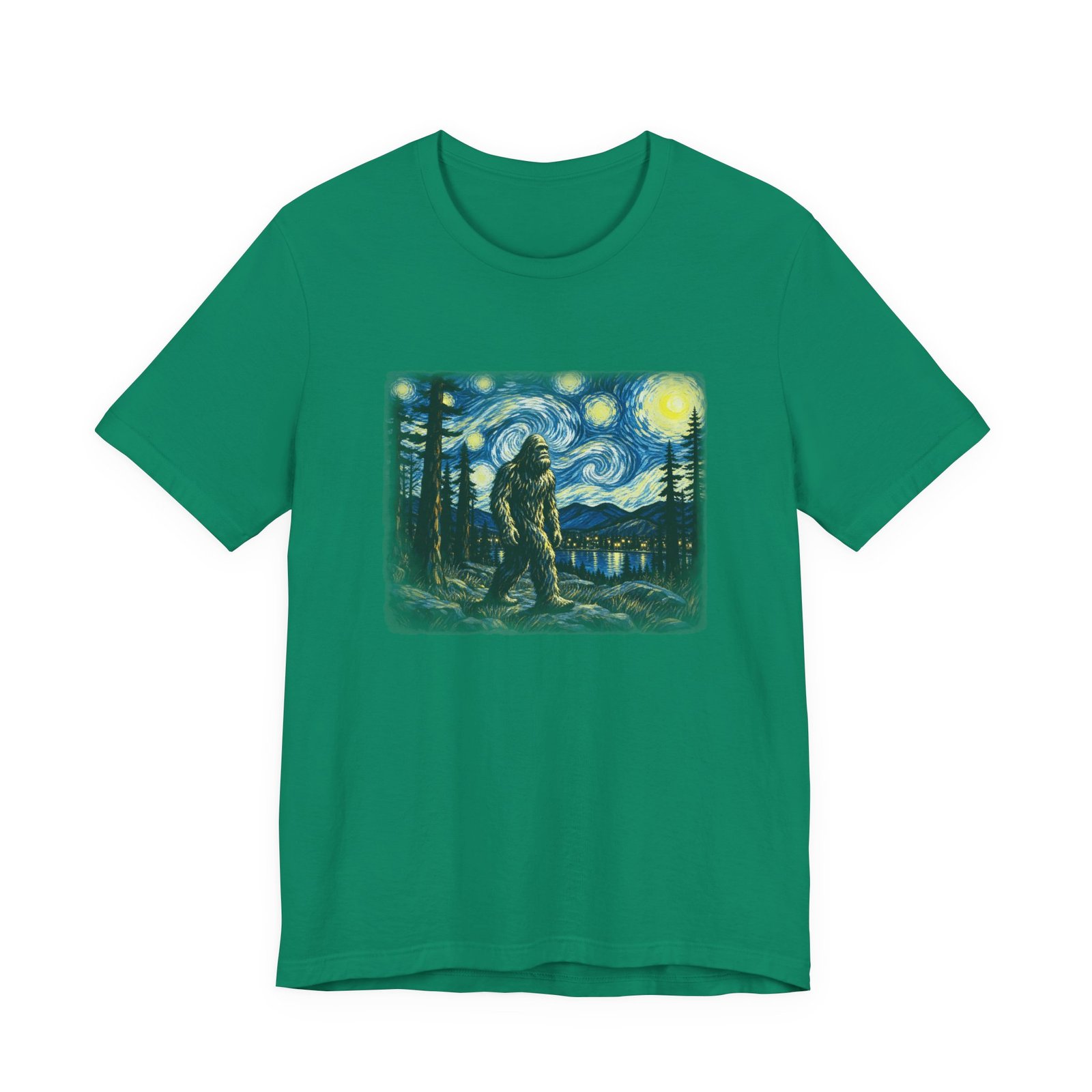 Bigfoot Moonlit Wilderness Graphic Tee - Image 25