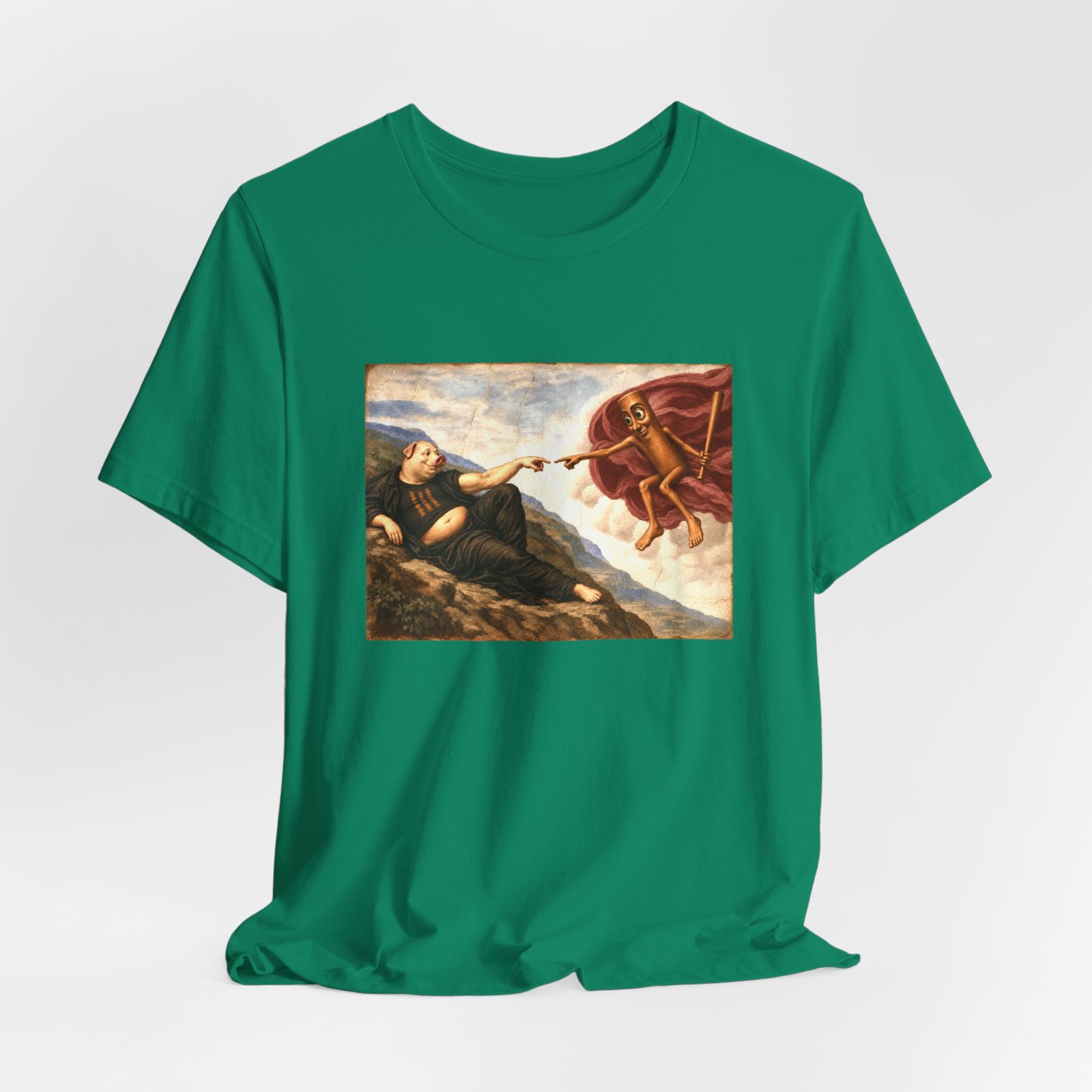 Funny John Pork Tung Tung Tung Sahur Brainrot Meme Graphic Tee - Image 16
