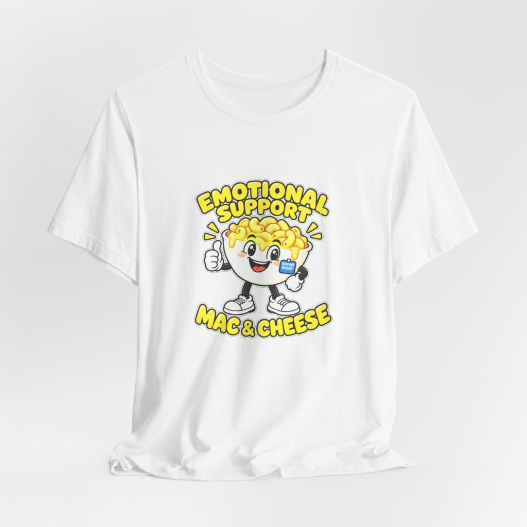 Emotional Support Mac & Cheese Graphic Tee