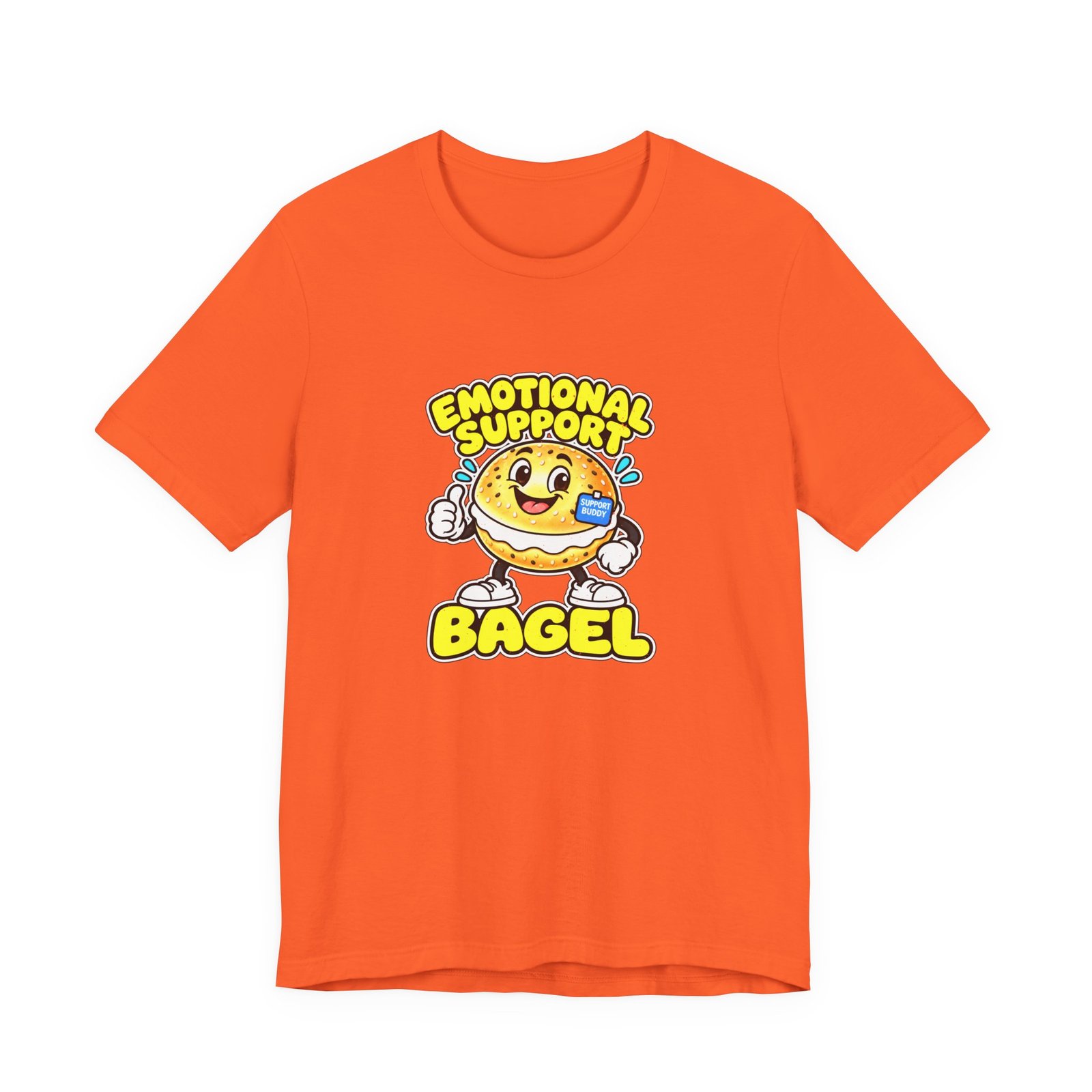 Emotional Support Bagel Graphic Tee - Image 5
