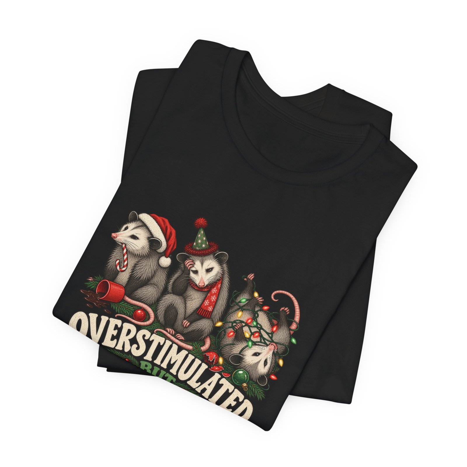 Overstimulated But Festive Christmas Opossums - Image 15
