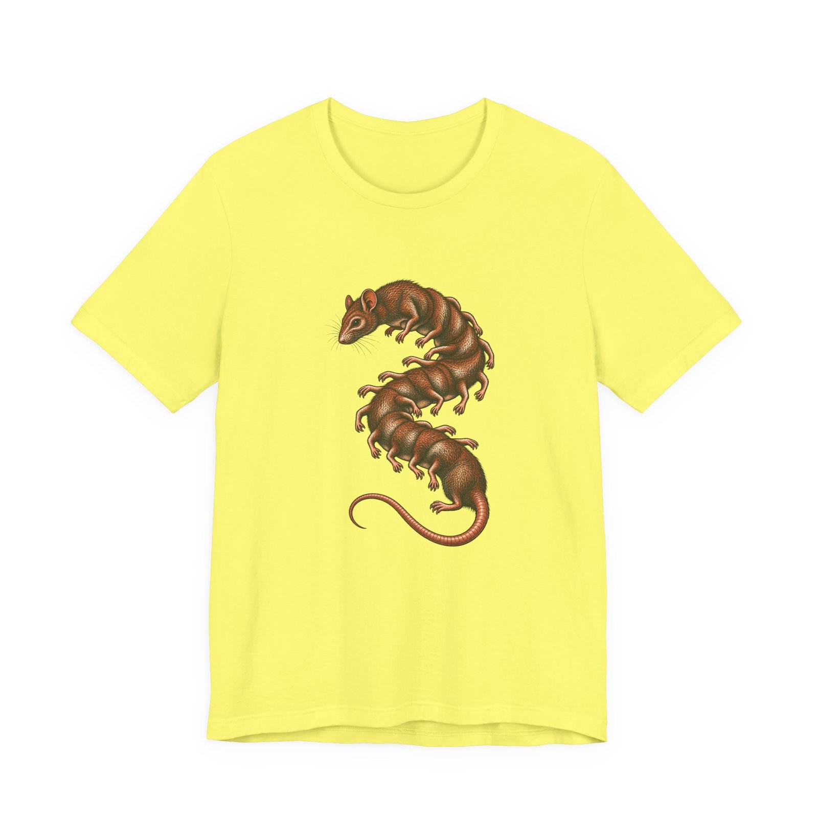 Surreal Mutant Rat Centipede Anatomy Study Graphic Tee - Image 9