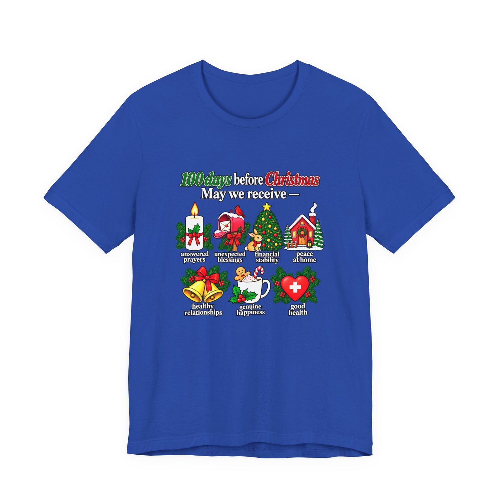 100 Days Before Christmas Answered Prayers Graphic Tee - Image 29