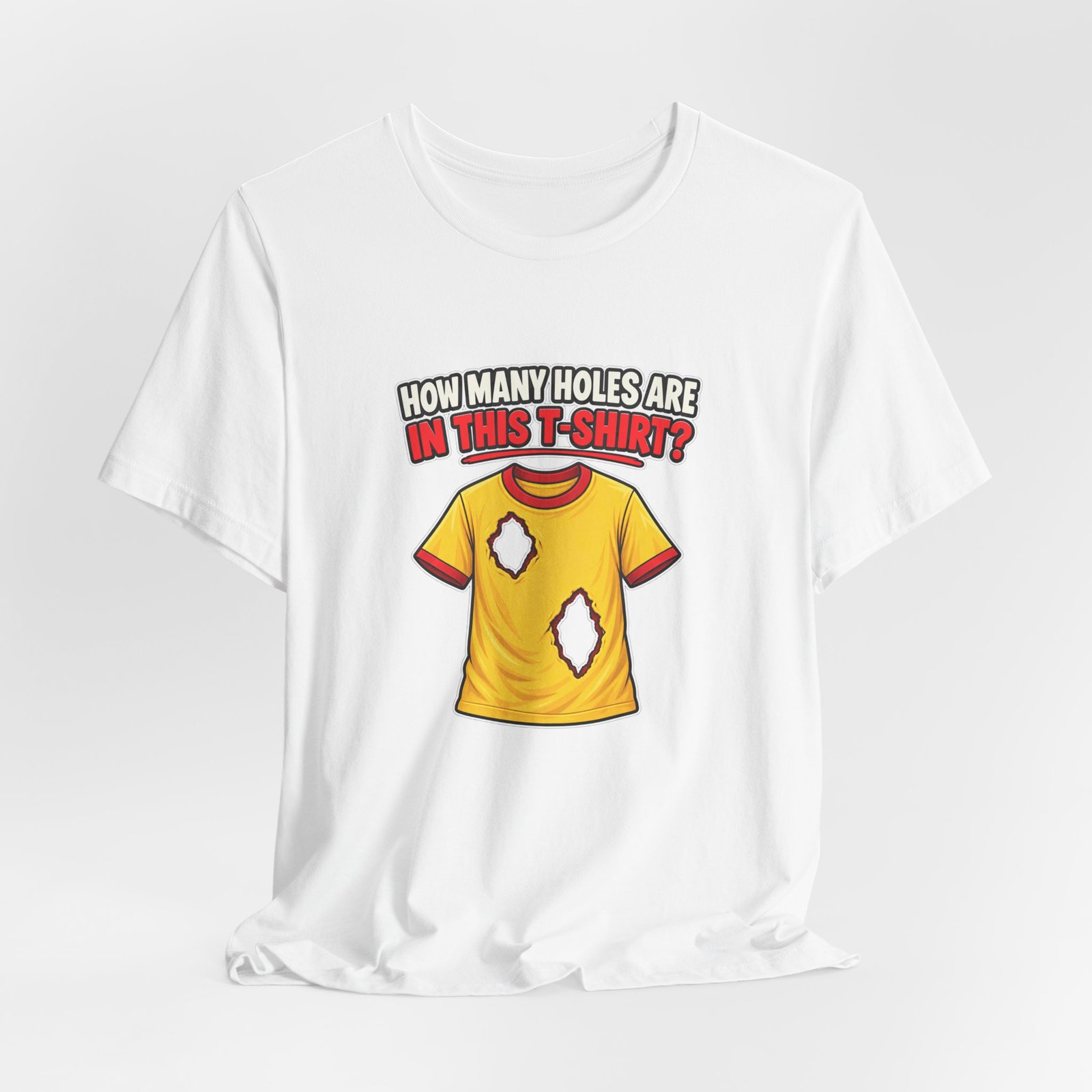 How Many Holes Are In This T-Shirt? Visual Riddle - Image 4