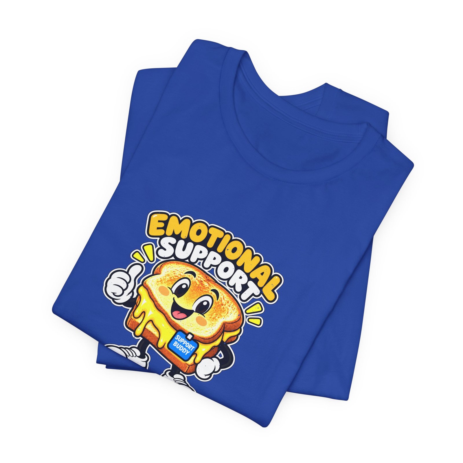 Emotional Support Grilled Snack Cheese Graphic Tee - Image 31