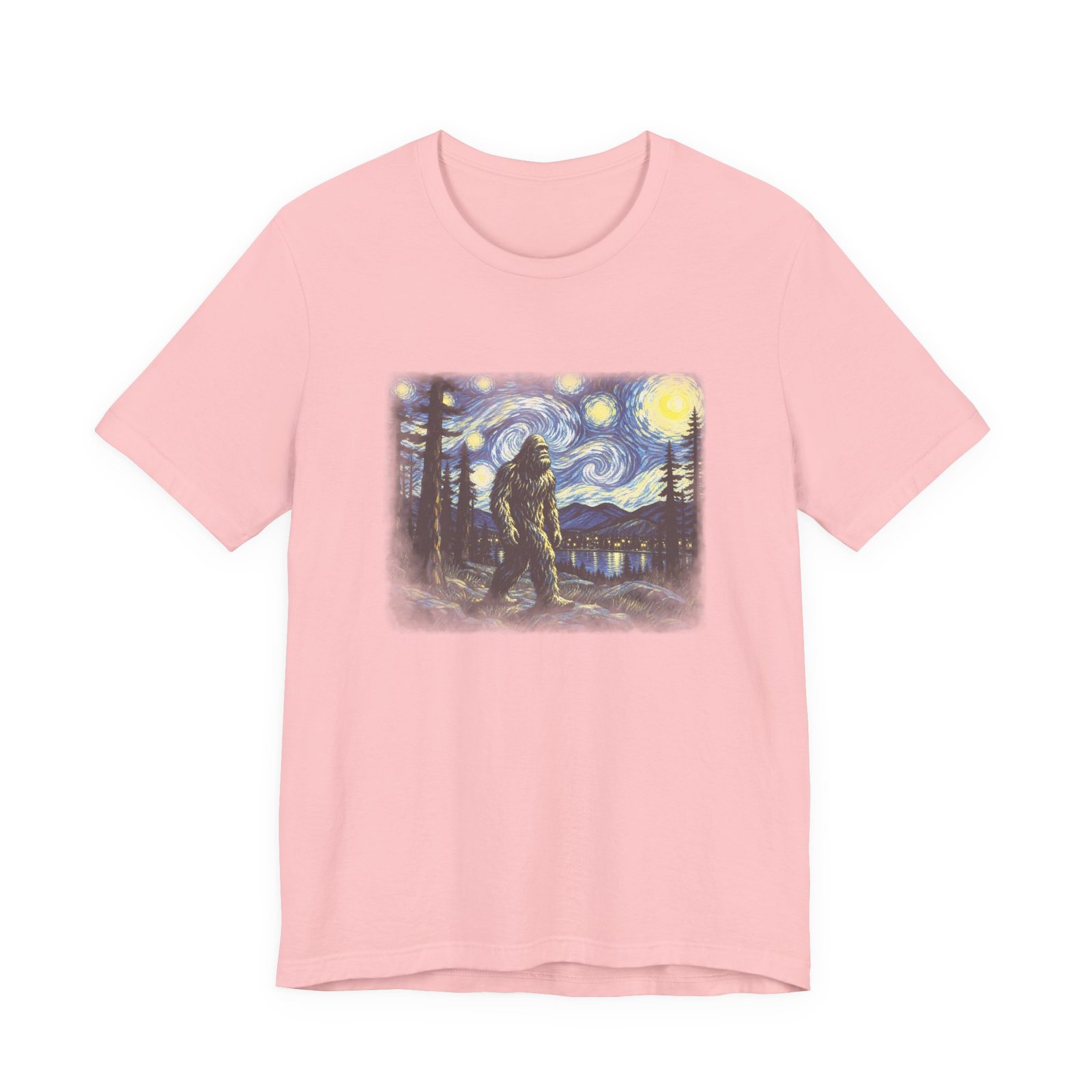 Bigfoot Moonlit Wilderness Graphic Tee - Image 41