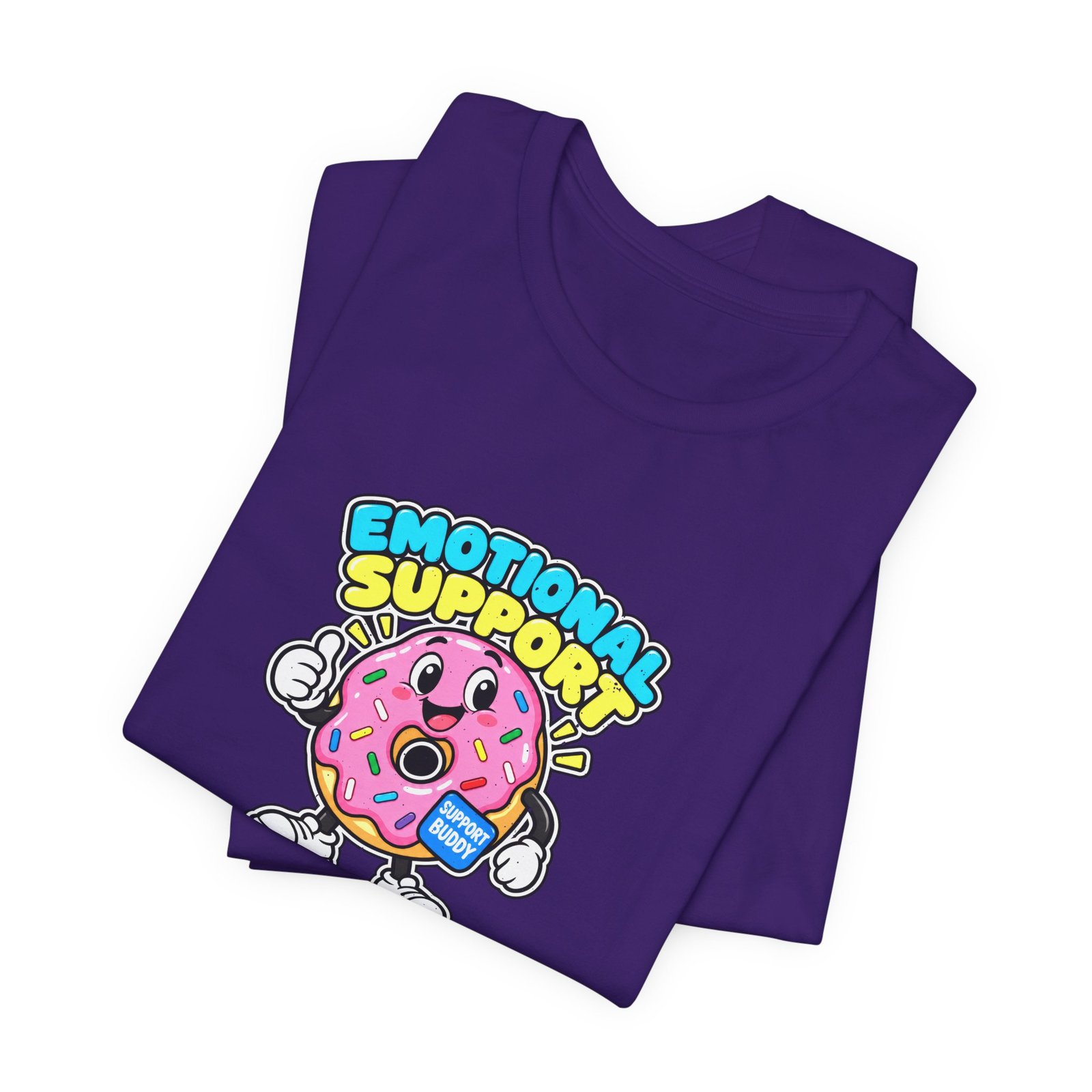 Emotional Support Donut Support Buddy Graphic Tee - Image 27