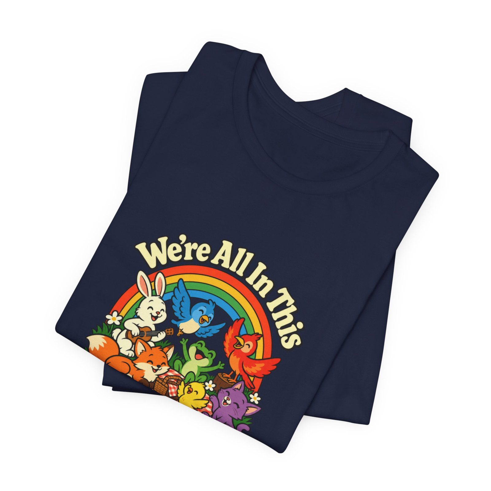 In This Together Like Hostages Animal Humor Graphic Tee - Image 35