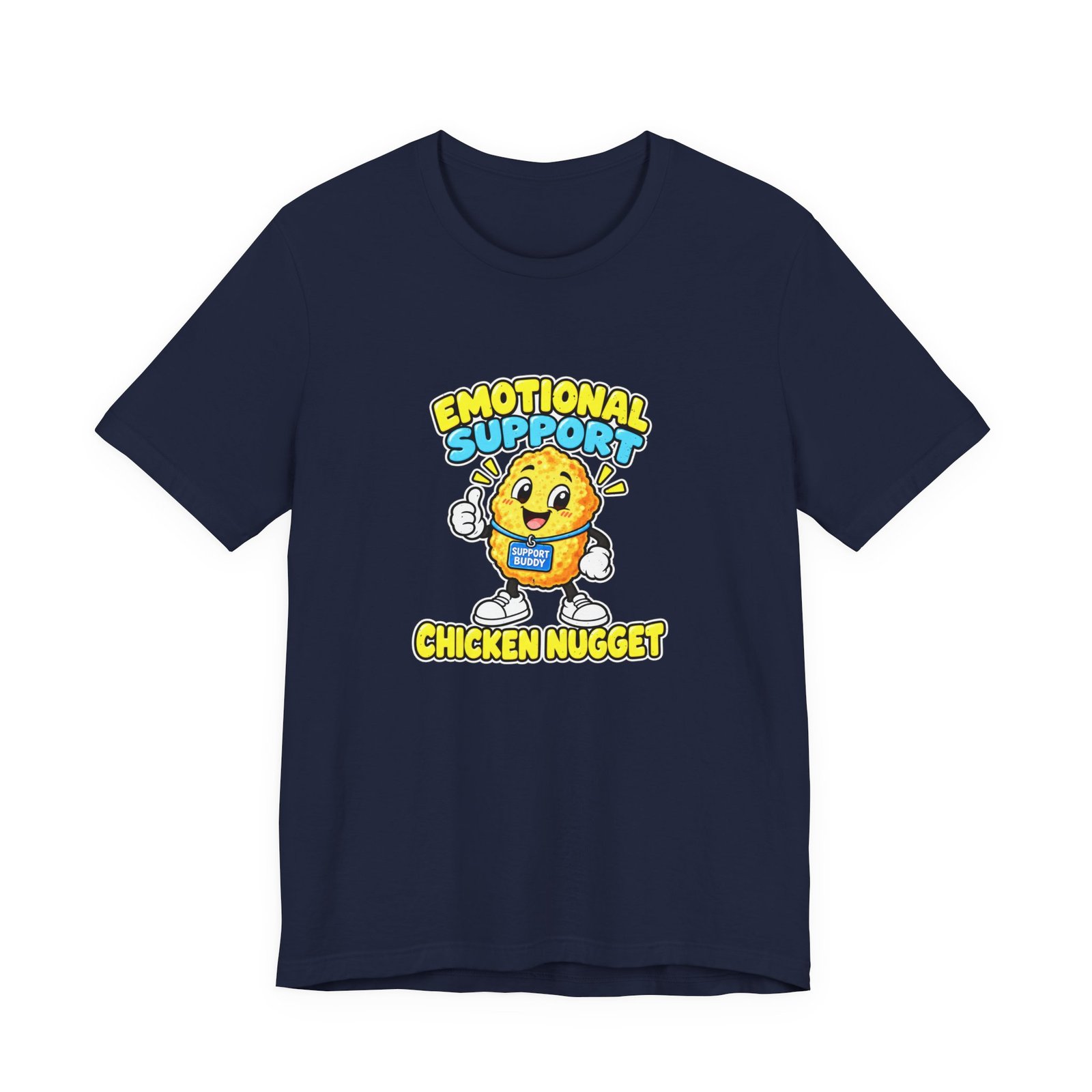 Emotional Support Chicken Nugget Graphic Tee - Image 33