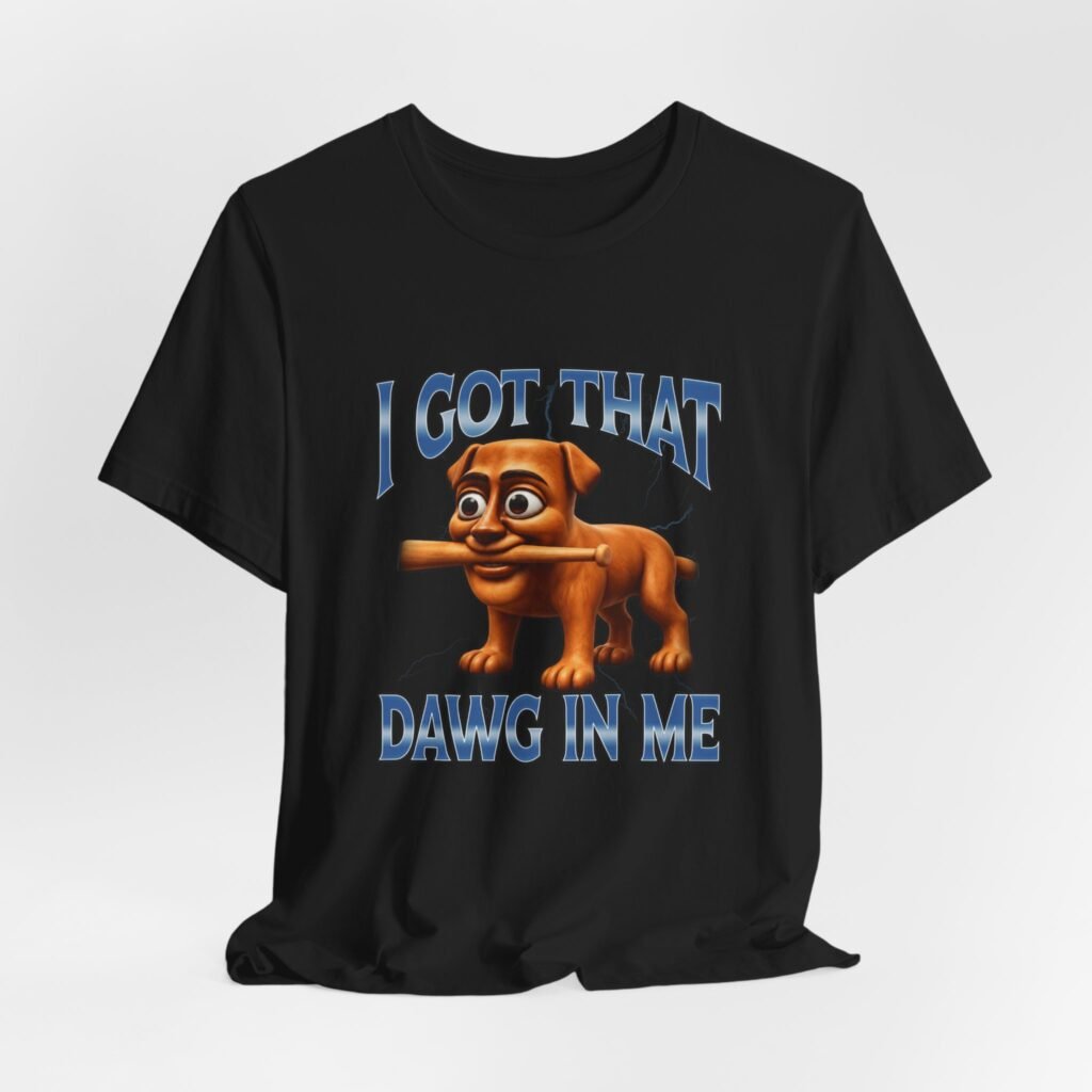 I Got That Dawg In Me Cartoon Baseball Dog