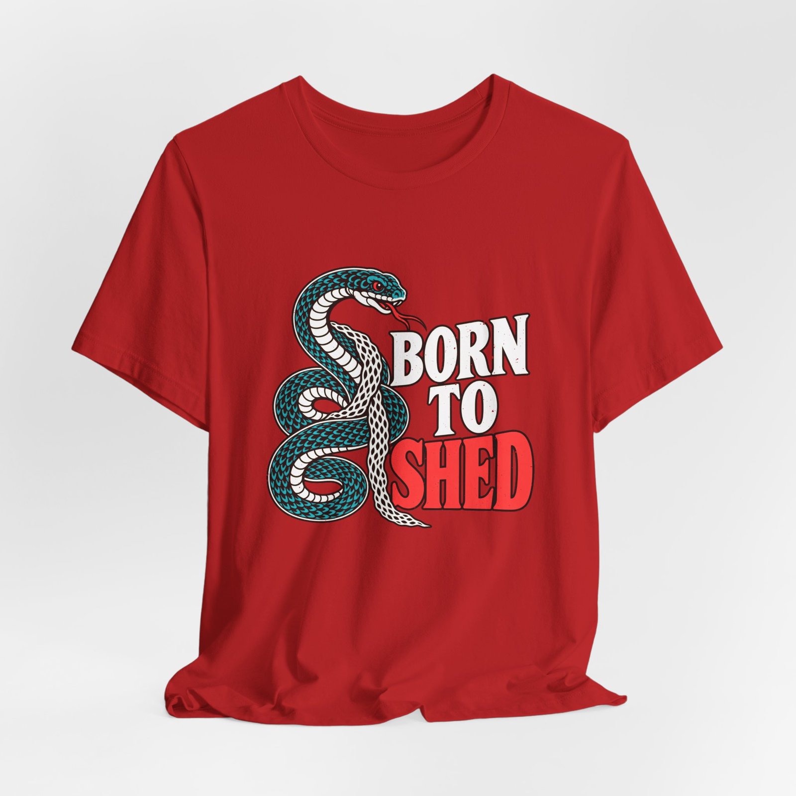 Born To Shed Snake Transformation Graphic Tee - Image 32