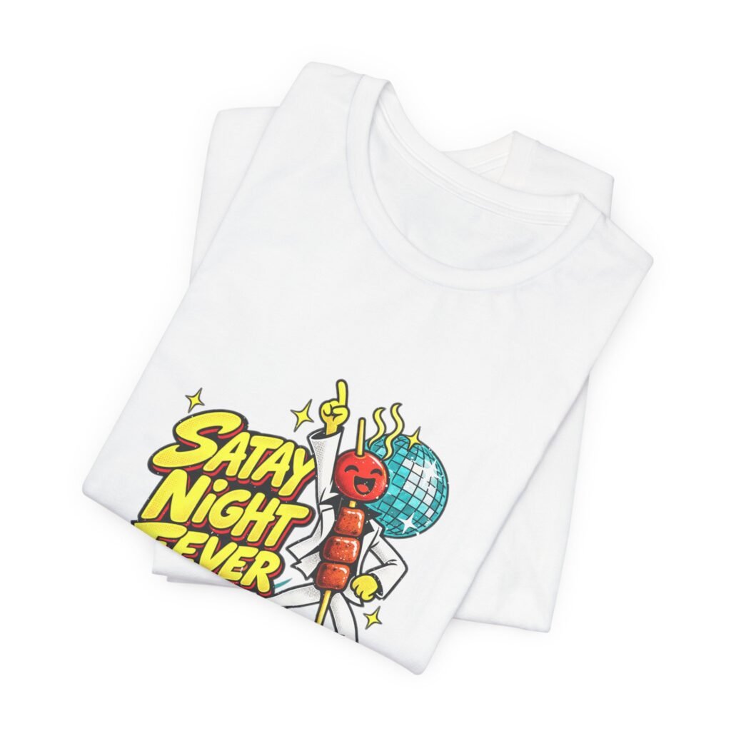 Satay Night Southeast Asian Grilled Food Dance Pun Graphic Tee