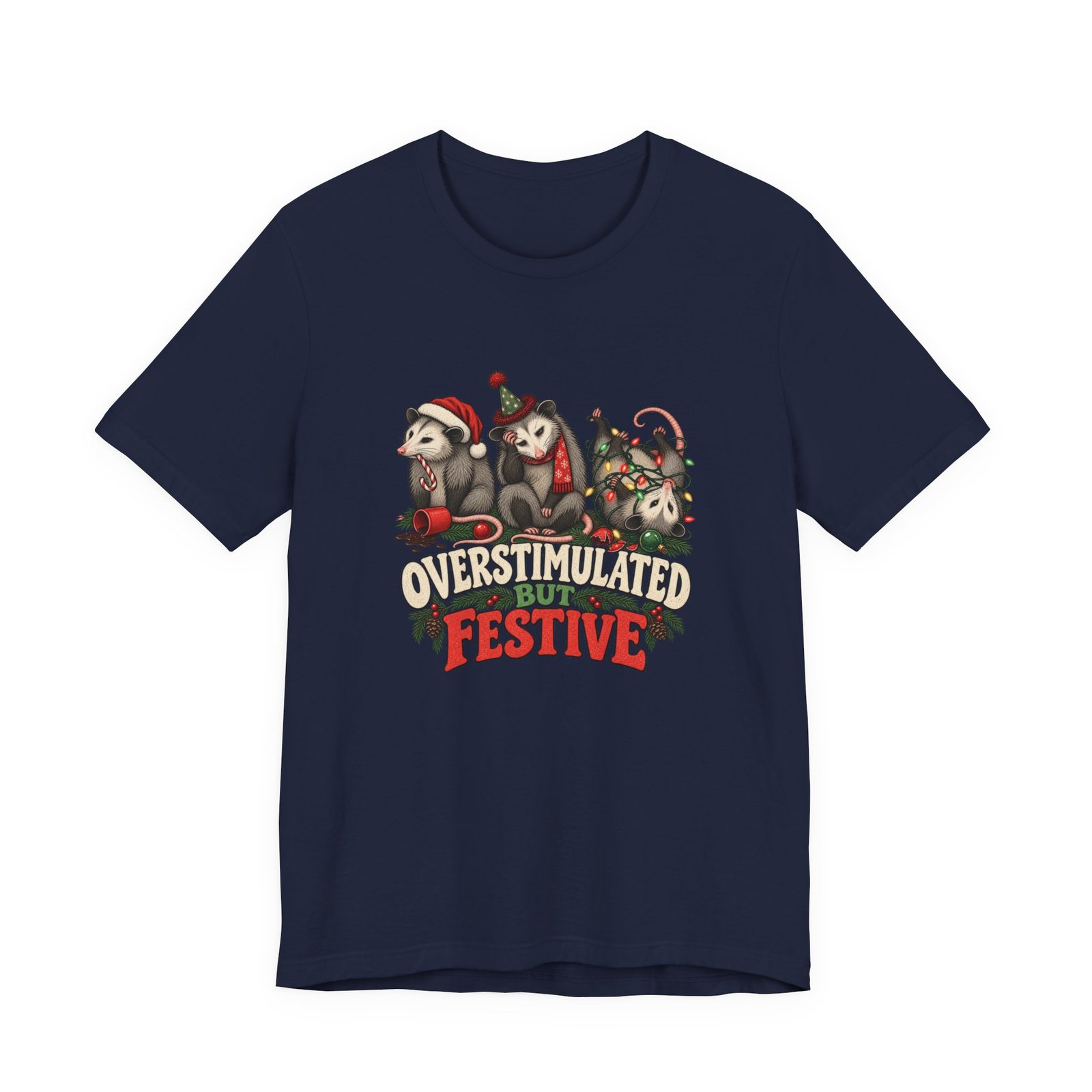 Overstimulated But Festive Christmas Opossums - Image 33