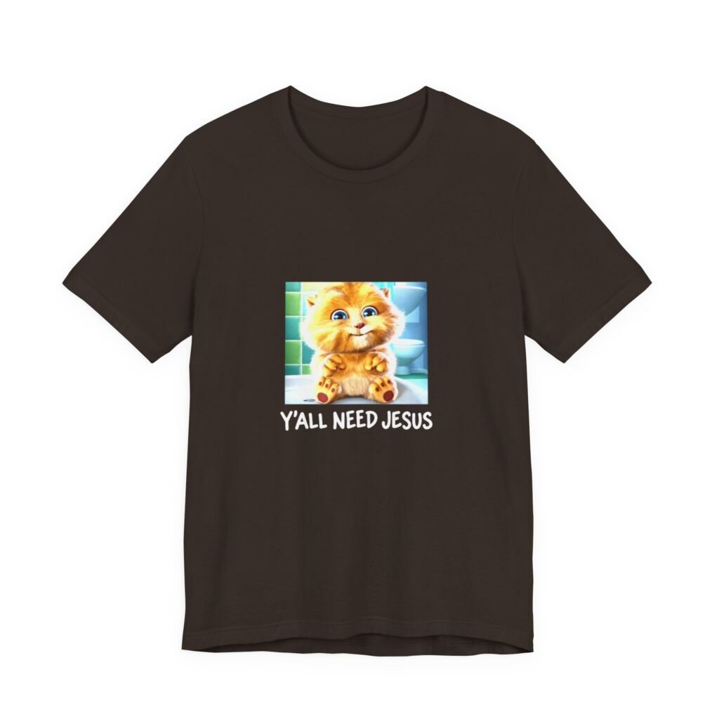 Y’All Need Jesus Meme Reaction Christian Humor Graphic Tee