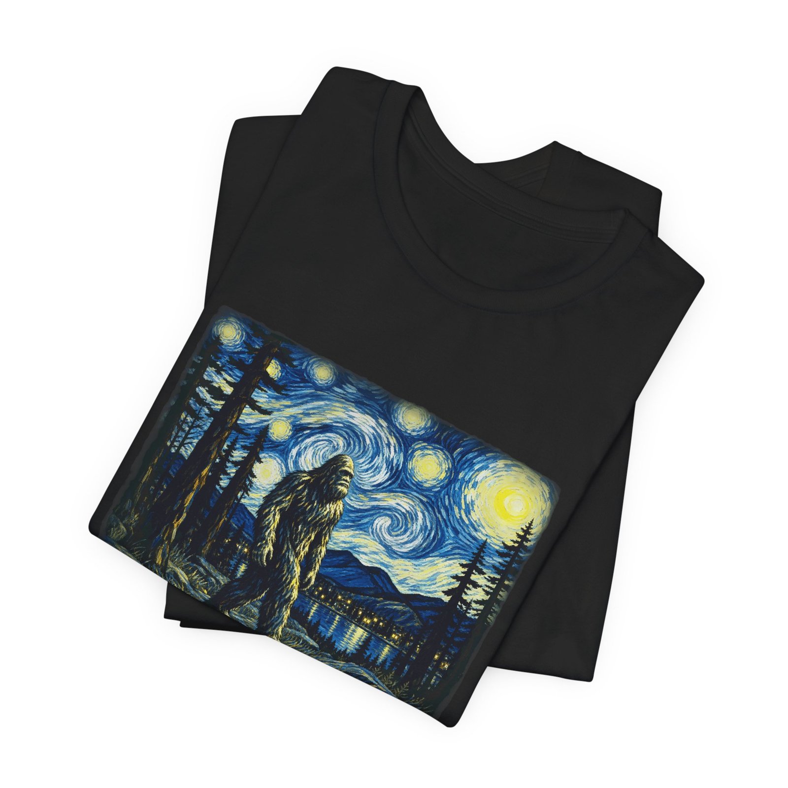 Bigfoot Moonlit Wilderness Graphic Tee - Image 15